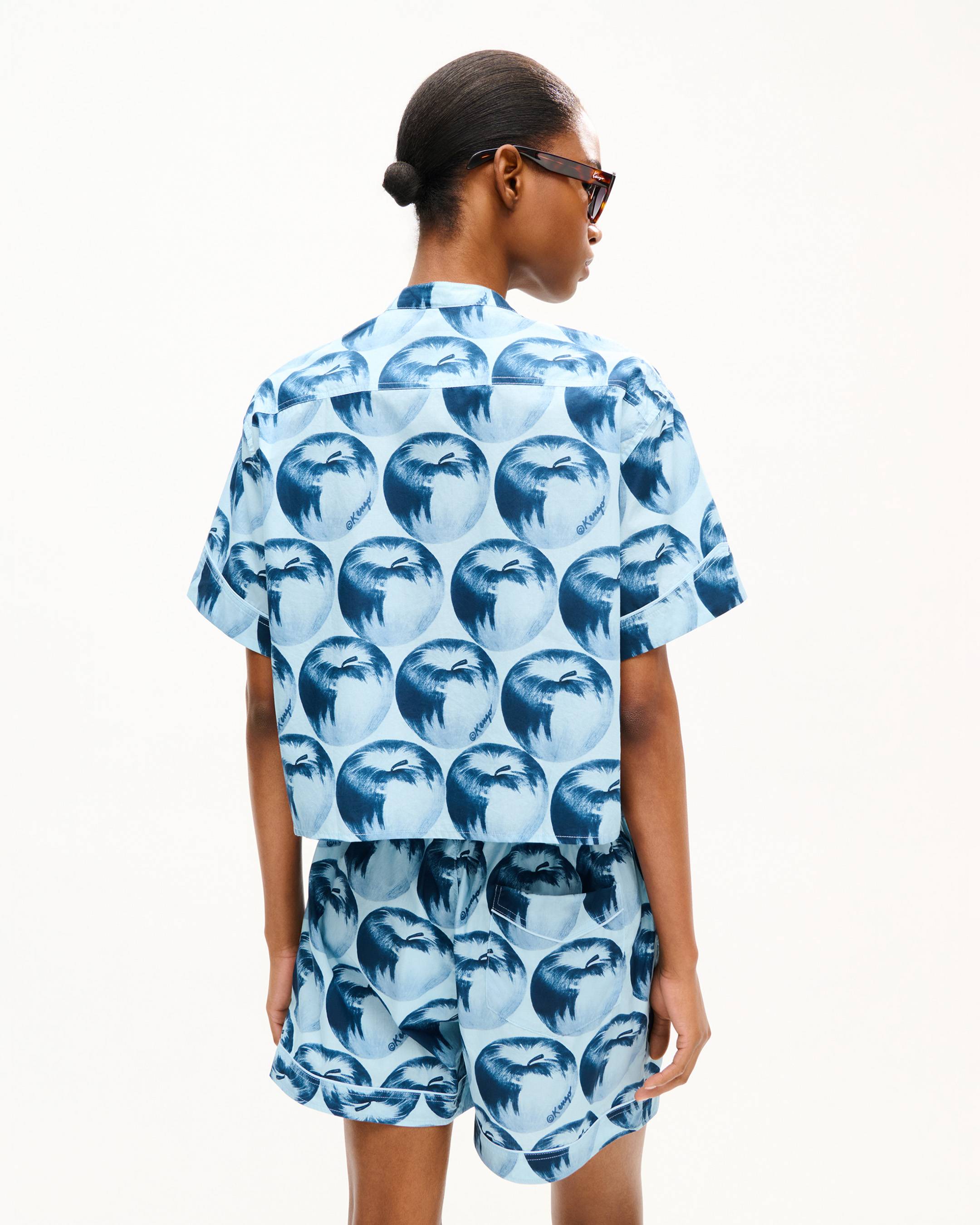 Chemise &agrave; manches courtes 'KENZO Apple Pop' en coton