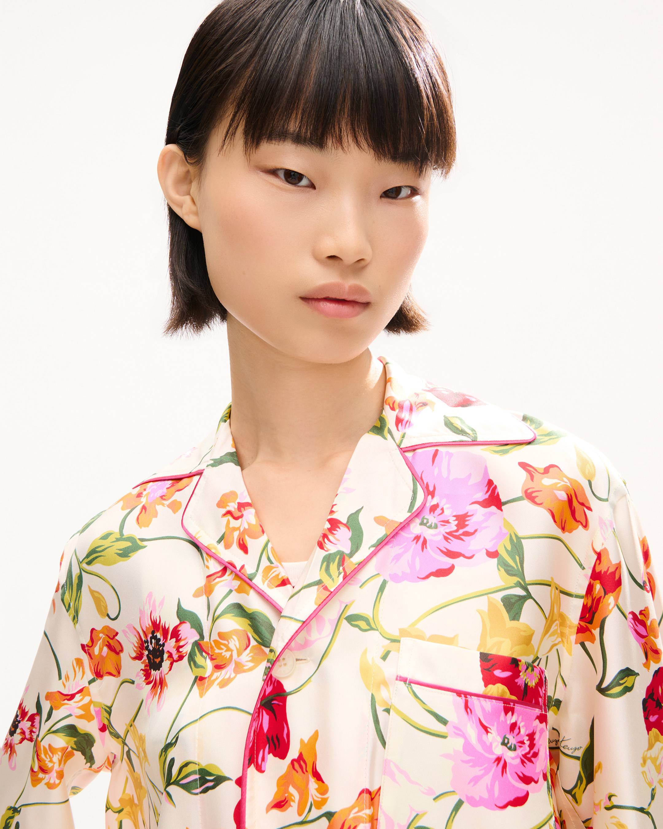 KENZO Wildflower' パジャマ シャツ イン シルク | ウィメンズ | KENZO
