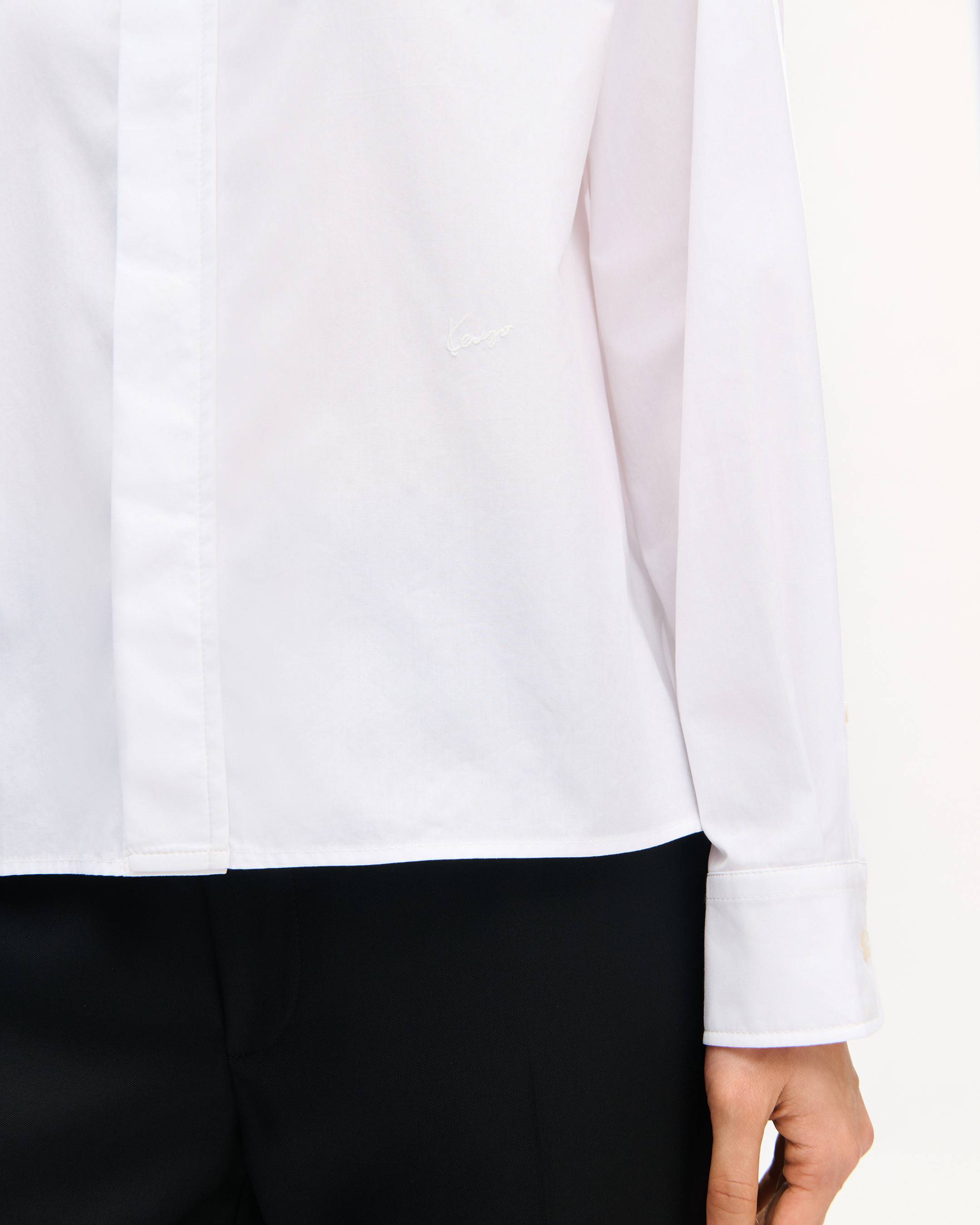 Shirt in cotton poplin