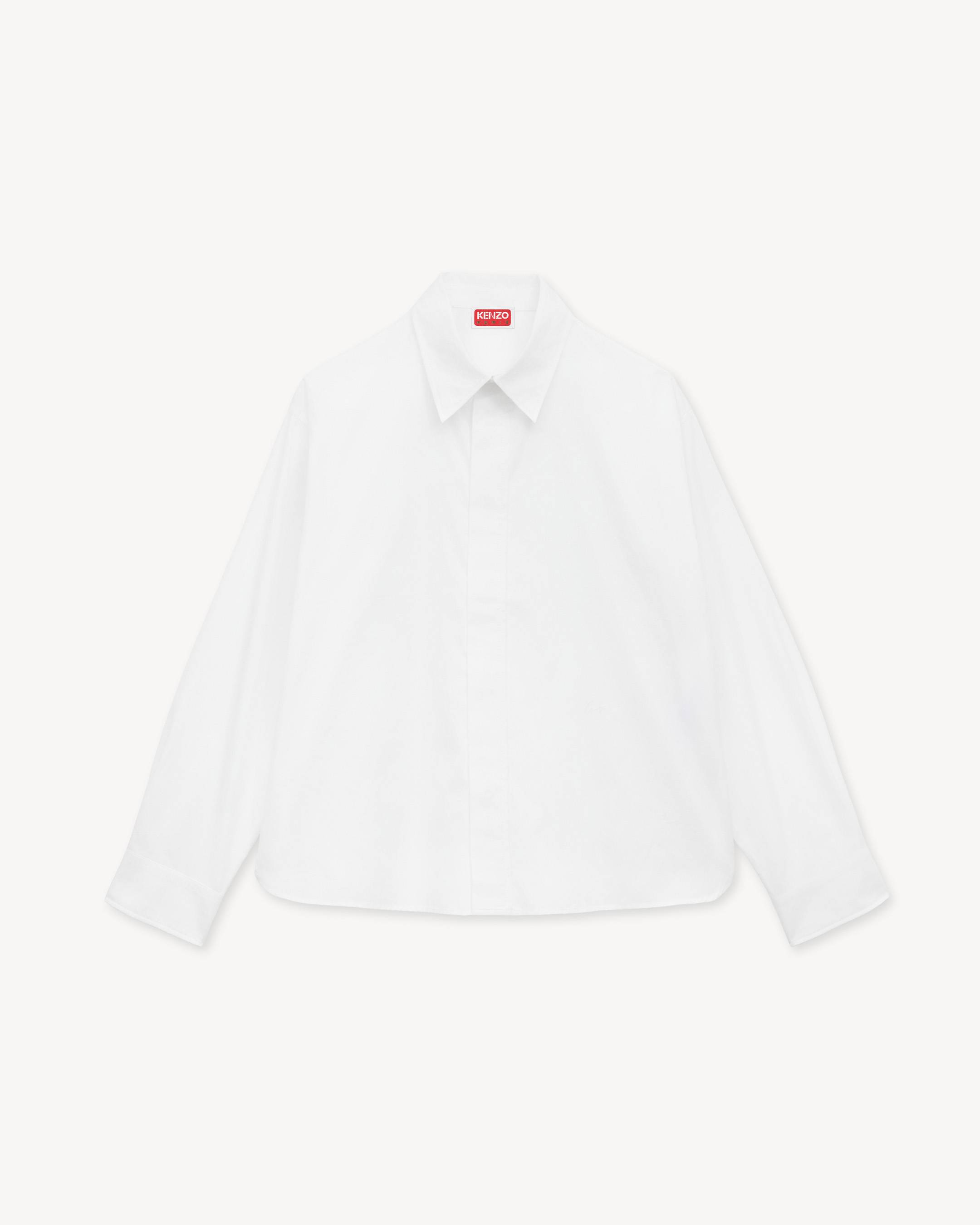 Shirt in cotton poplin
