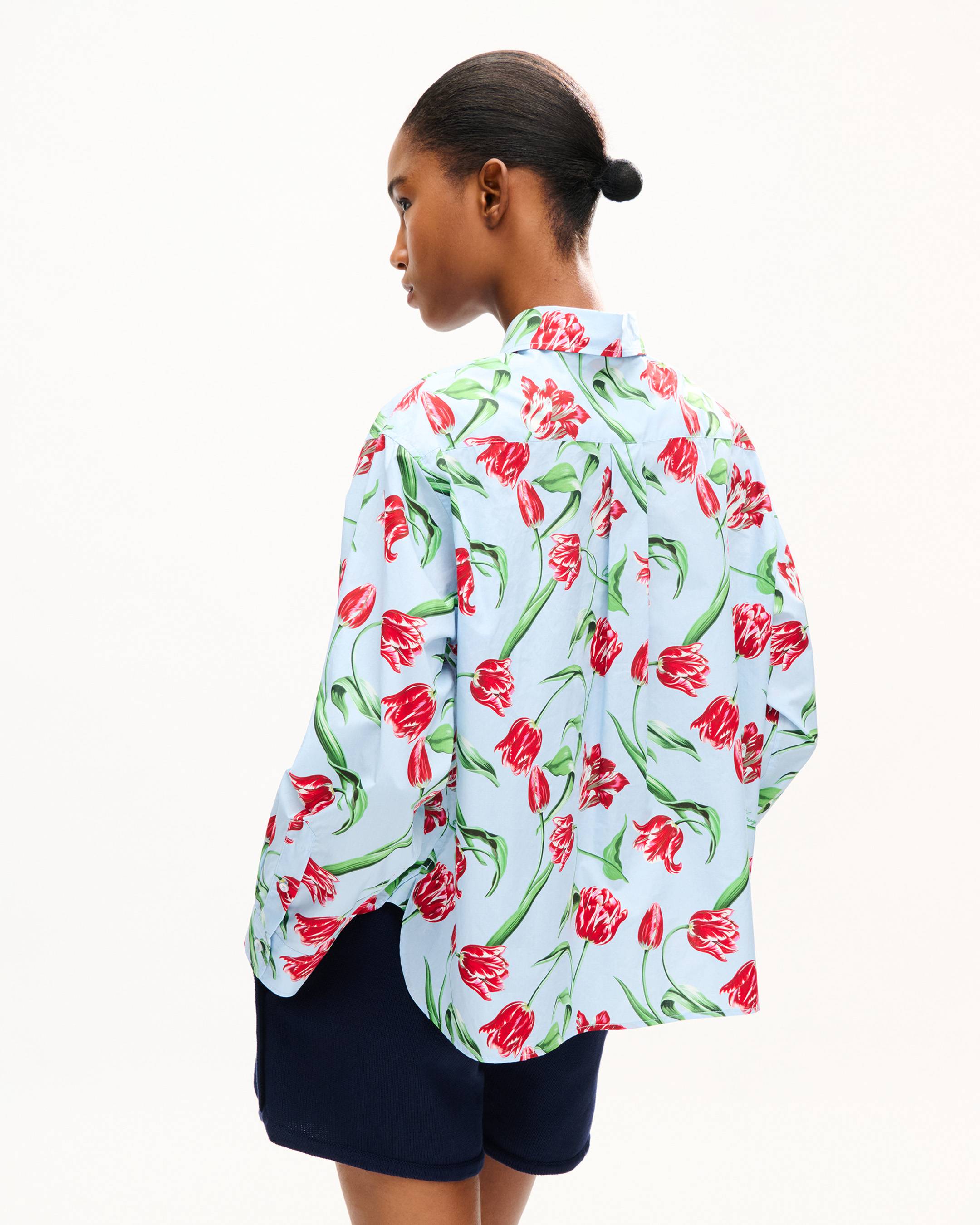 Chemise 'KENZO Tulip' en popeline de coton