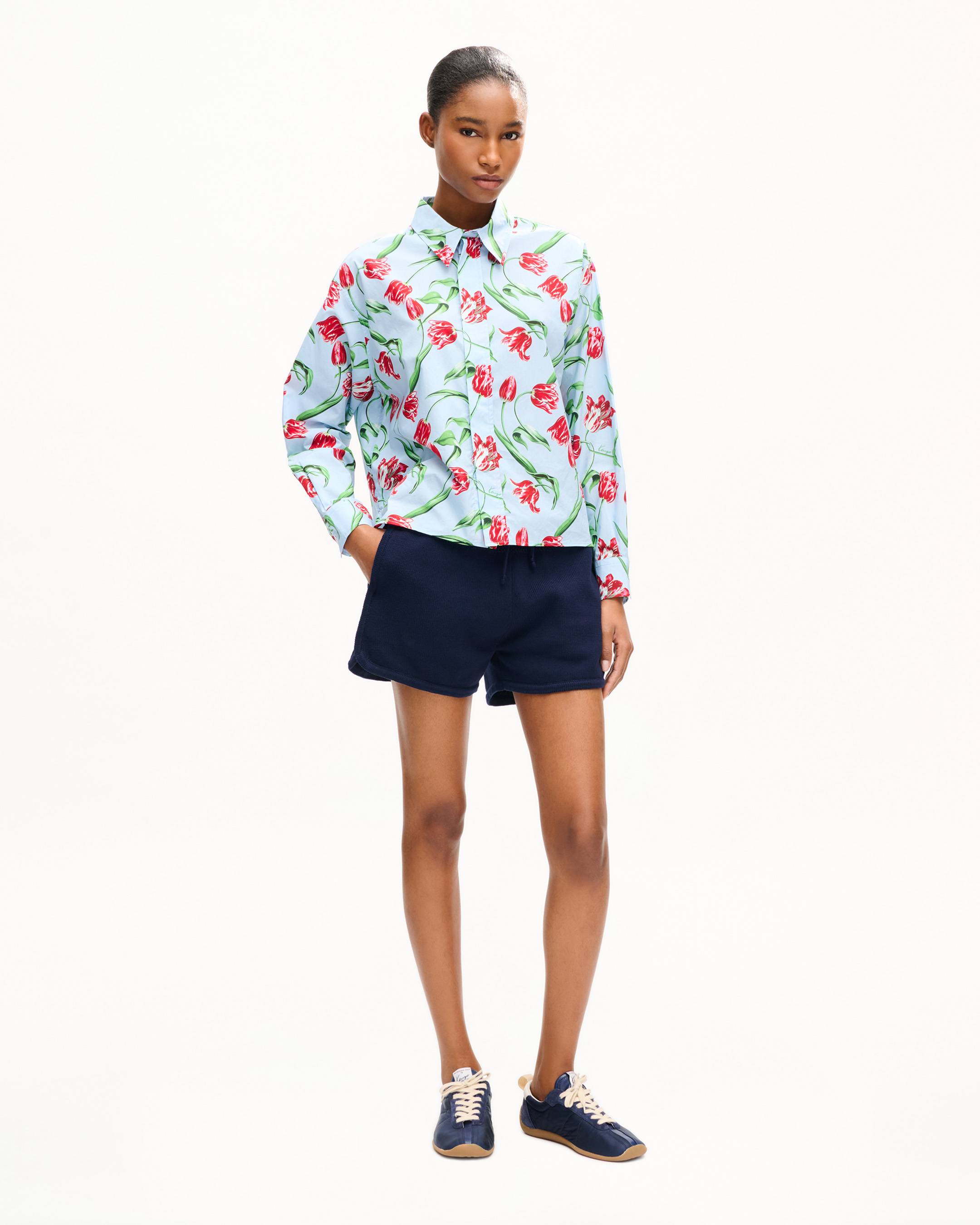 'KENZO Tulip' shirt in cotton poplin