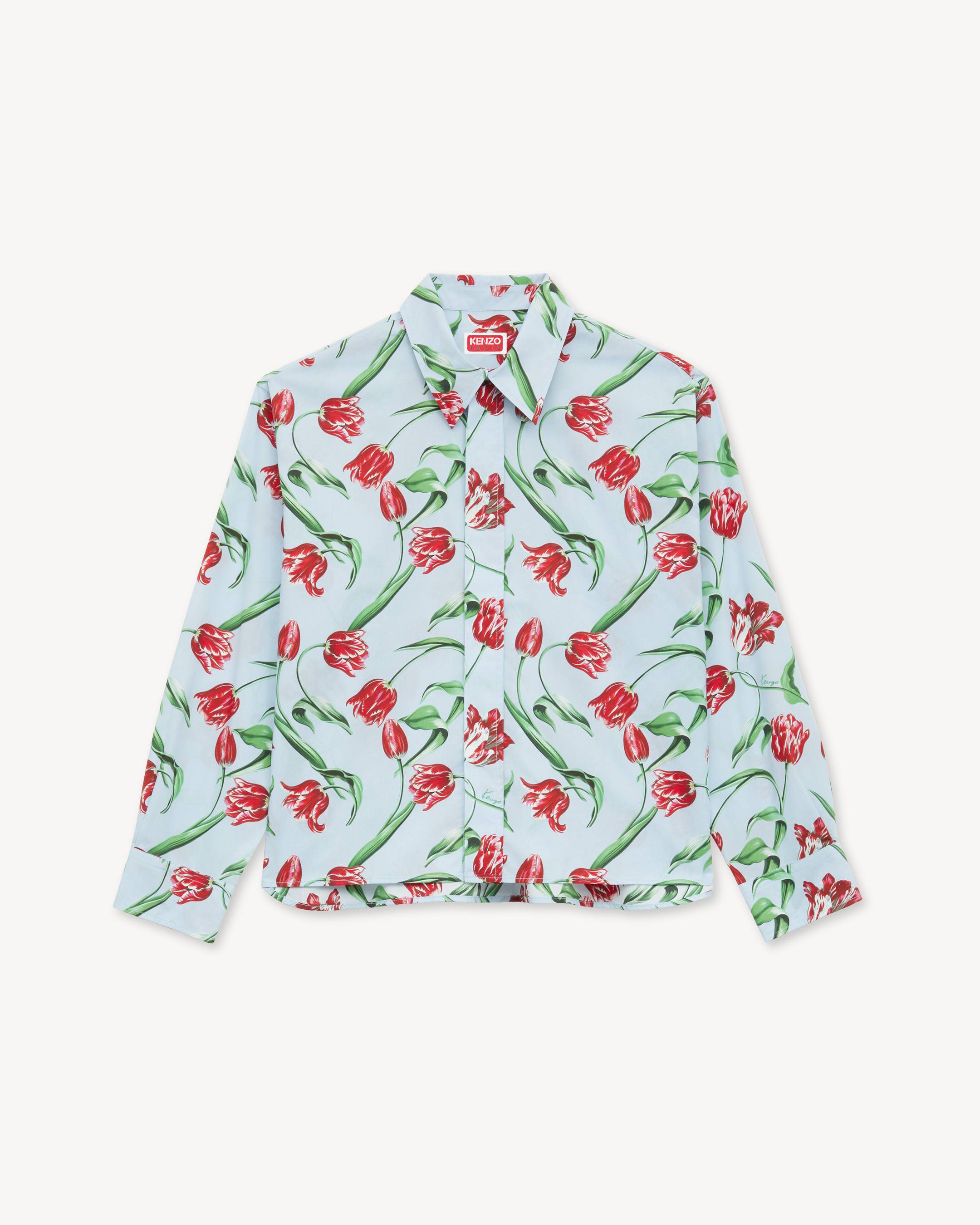 KENZO Tulip' shirt in cotton poplin | Women's | KENZO