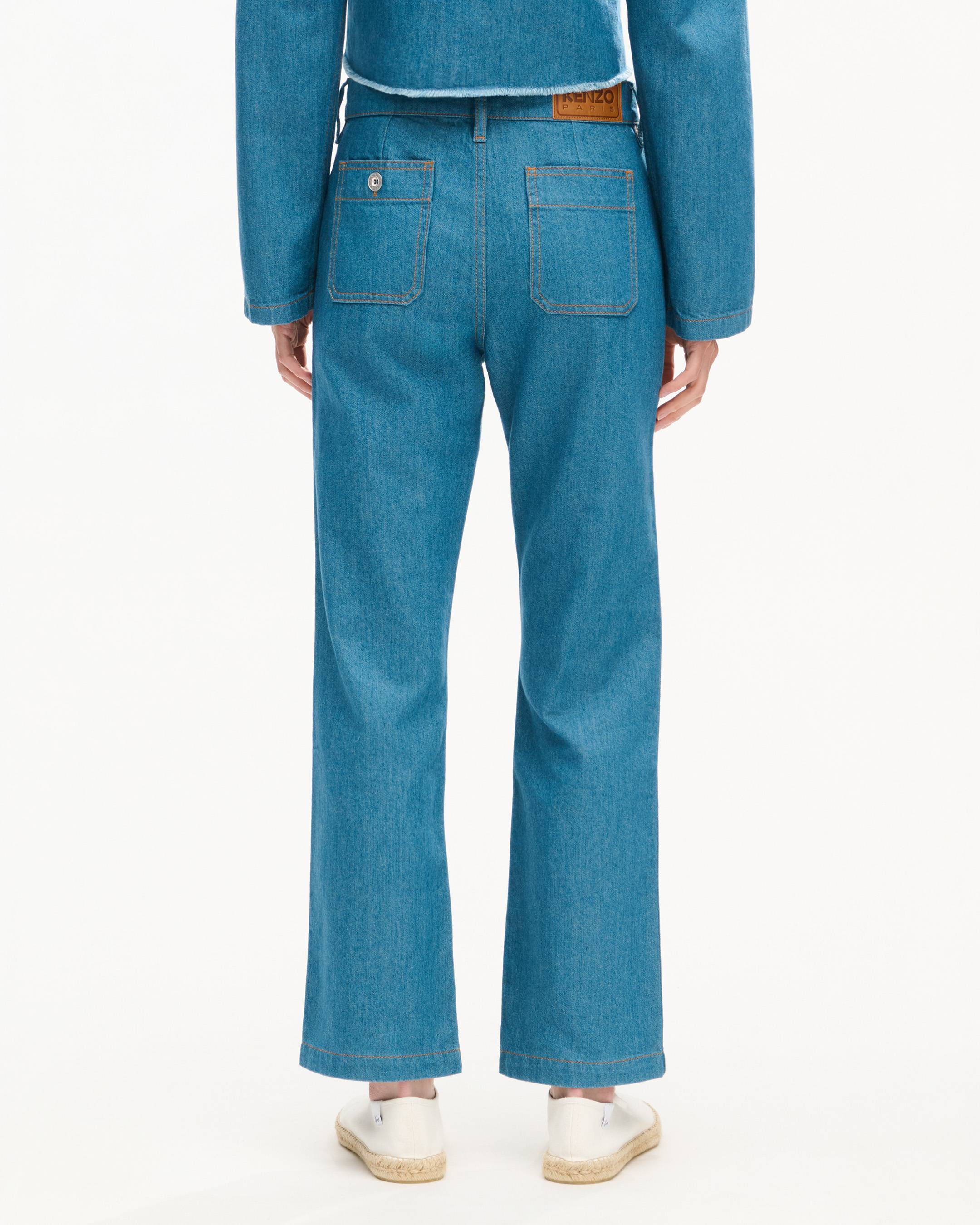 Straight pants in japanese denim
