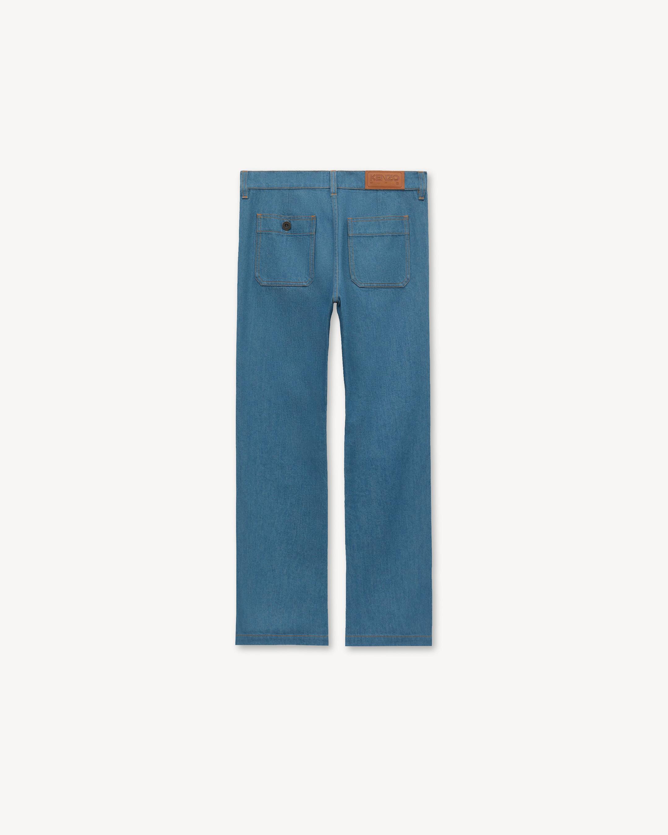 Straight pants in japanese denim
