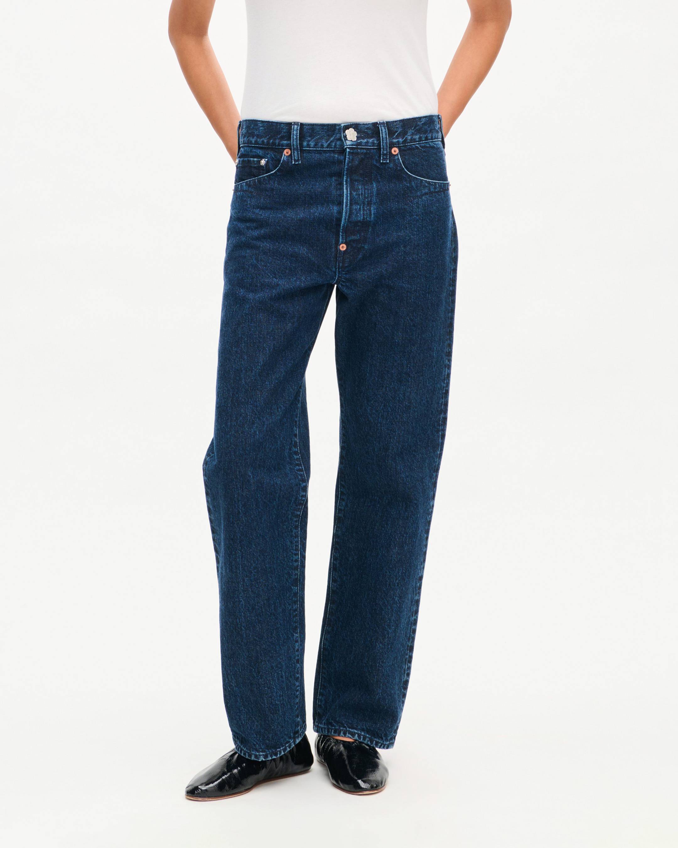 Gerade &bdquo;KENZO Signature&ldquo;-Hose aus japanischem Denim