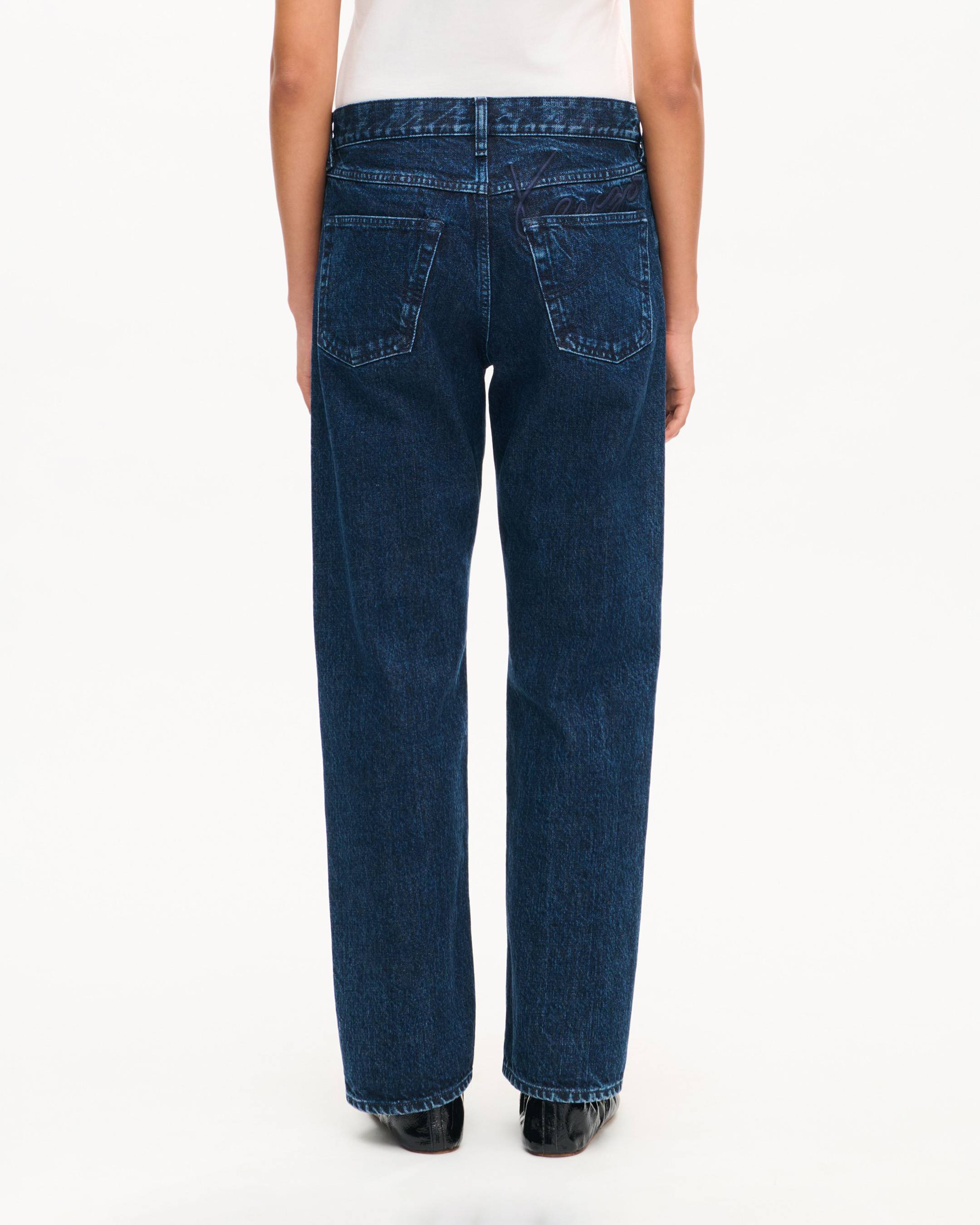 Gerade &bdquo;KENZO Signature&ldquo;-Hose aus japanischem Denim