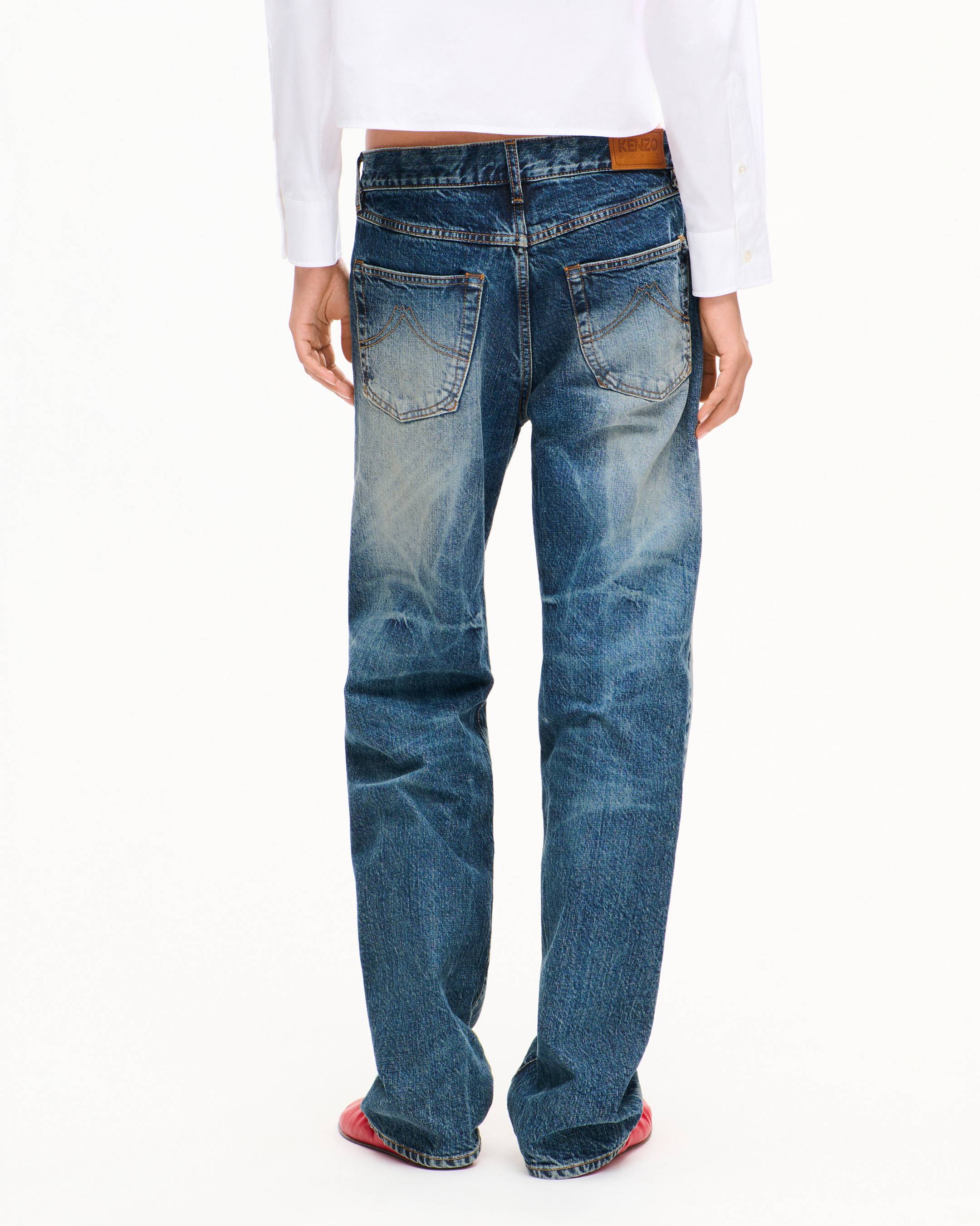Straight leg pants in japanese denim | Women's | KENZO