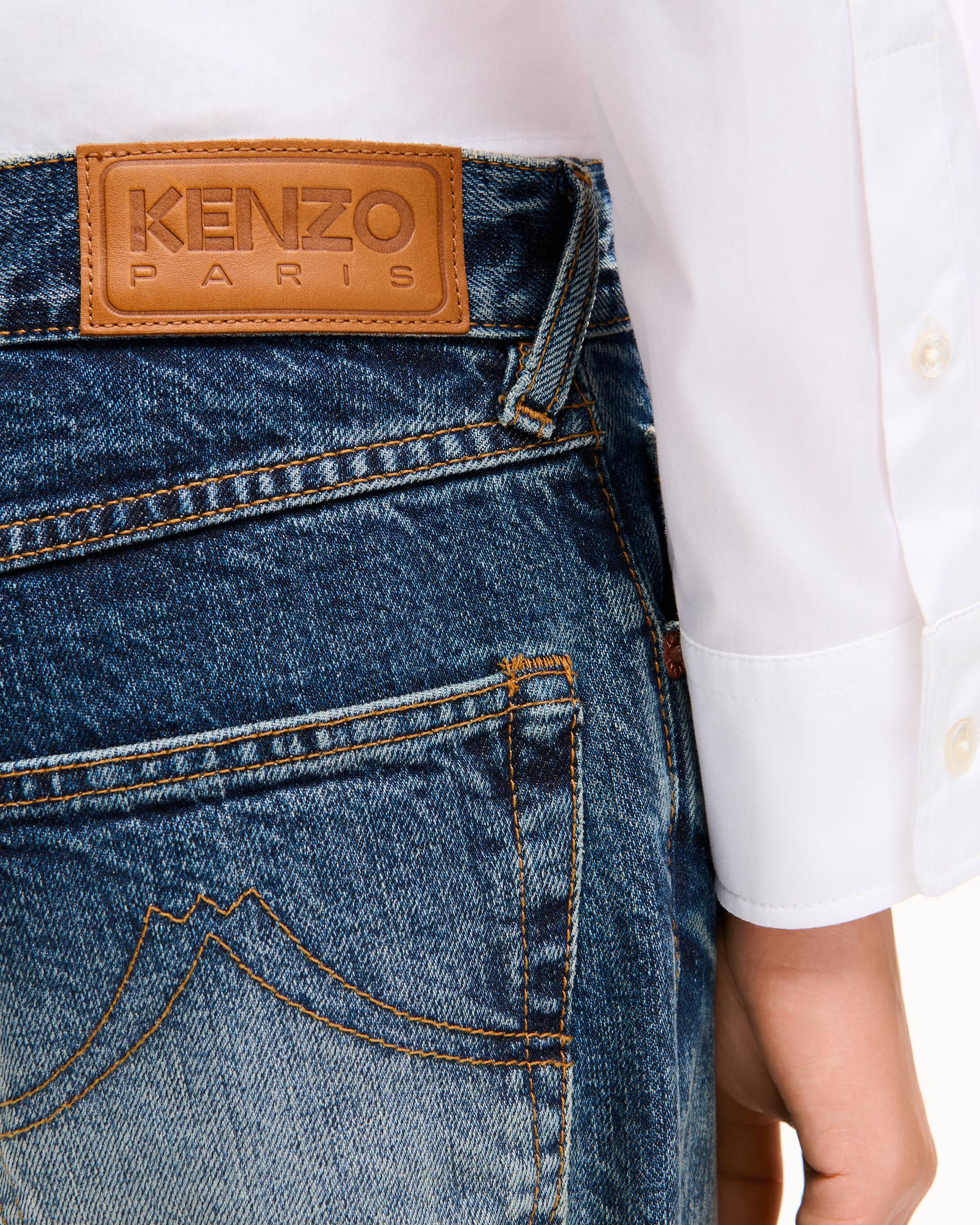Pantaloni a gamba dritta in denim giapponese