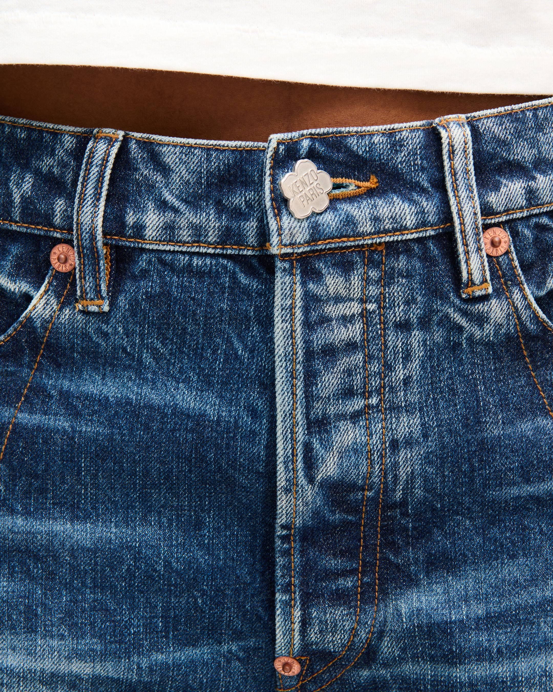 Pantal&oacute;n recto 'KENZO Tulip' en denim japon&eacute;s