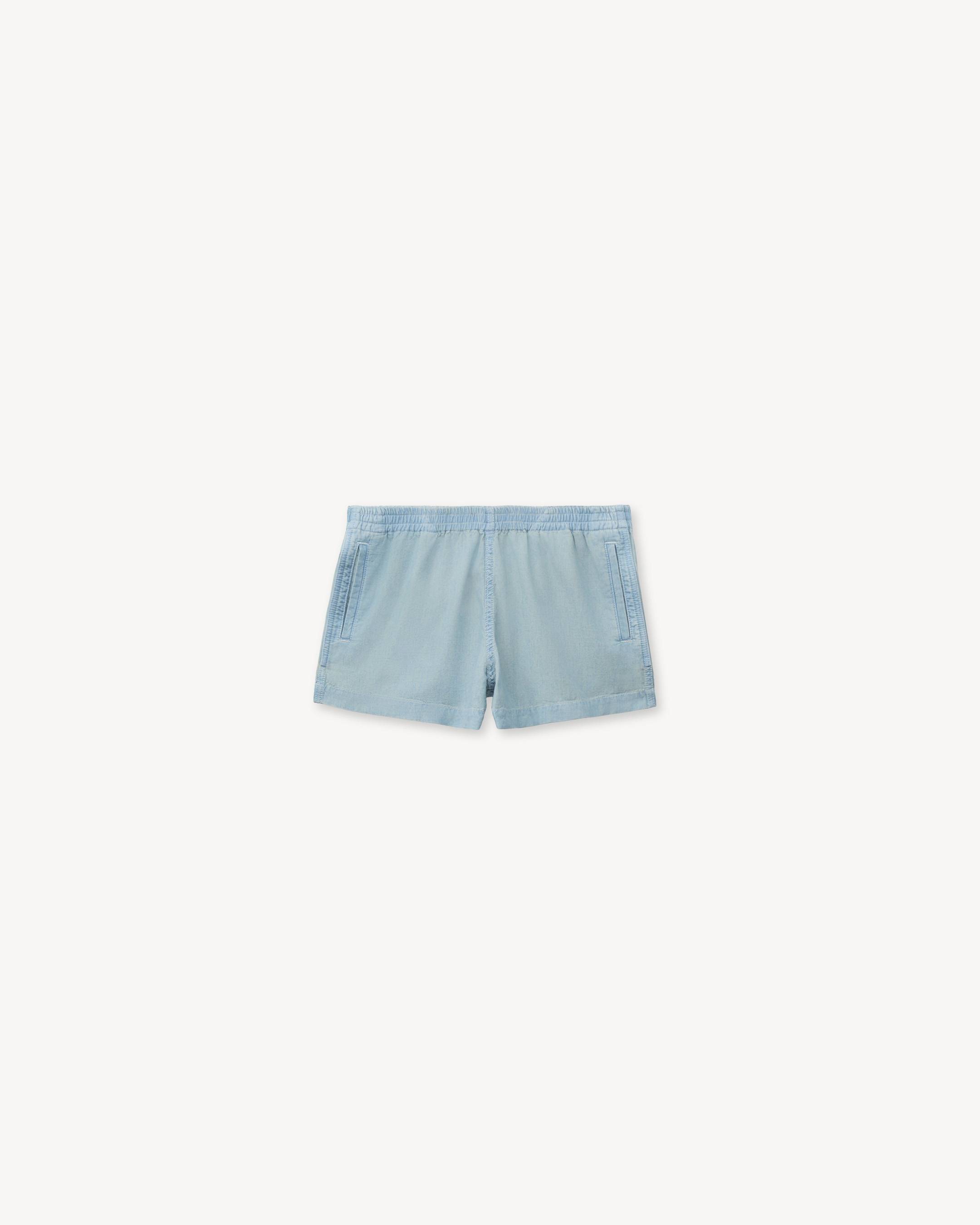 'KENZO Sounds' shorts in washed chambray