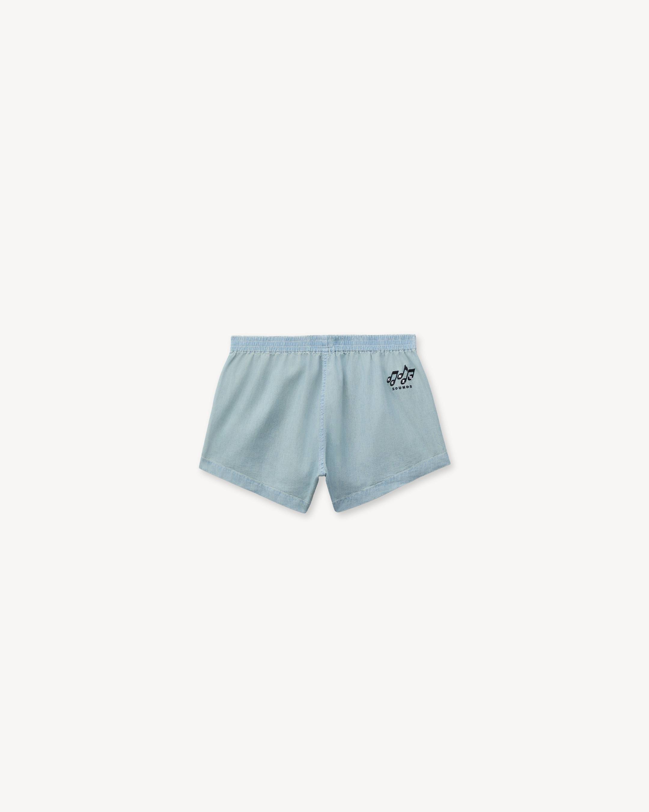 'KENZO Sounds' shorts in washed chambray