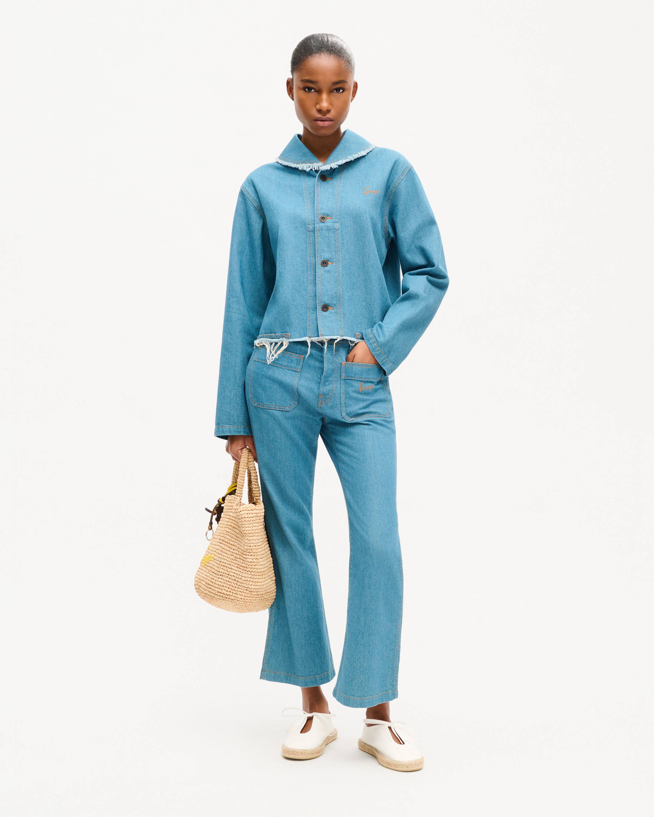 Chore workwear jacket in japanese denim | Women's | KENZO