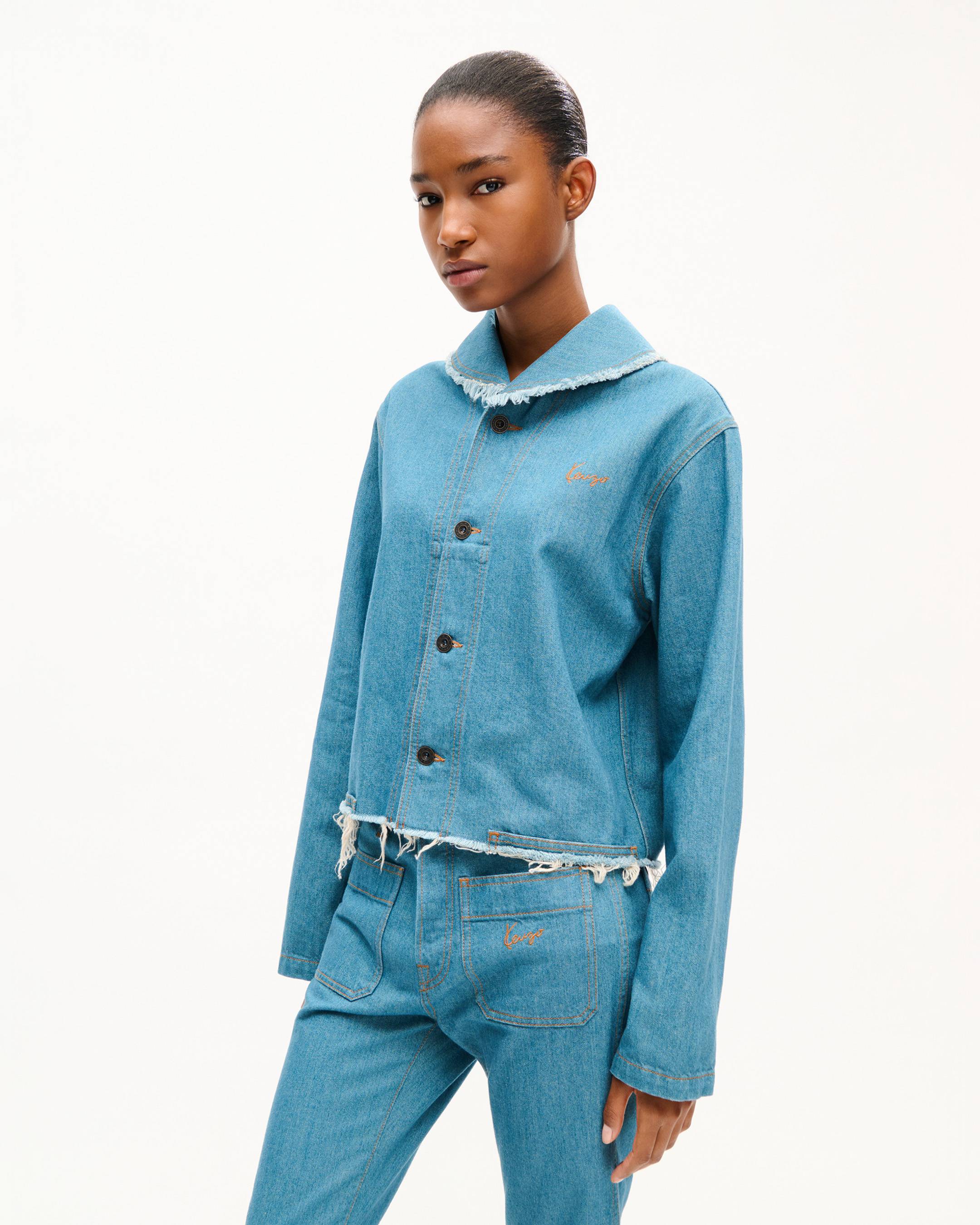 Veste de travail en denim japonais