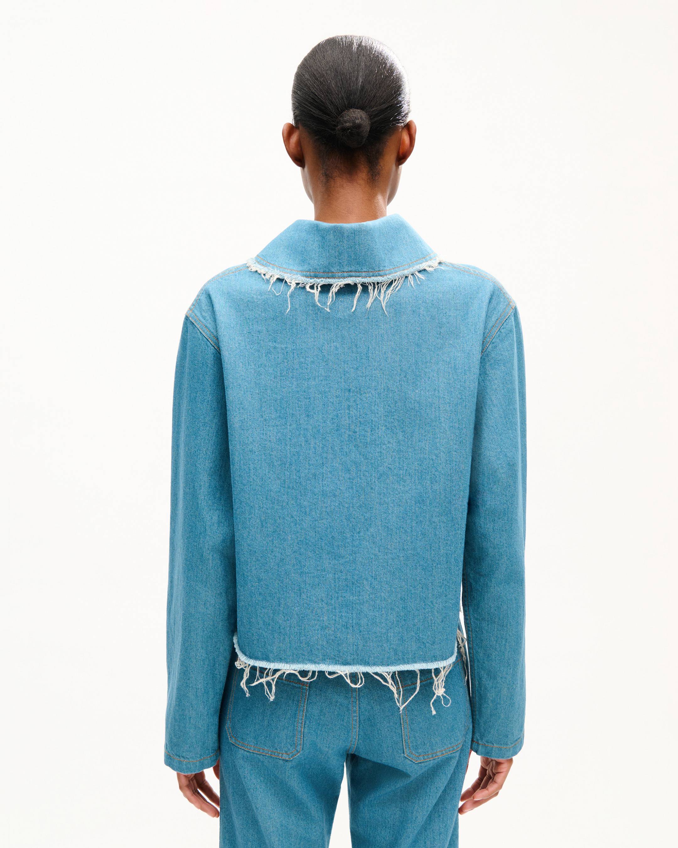 Veste de travail en denim japonais