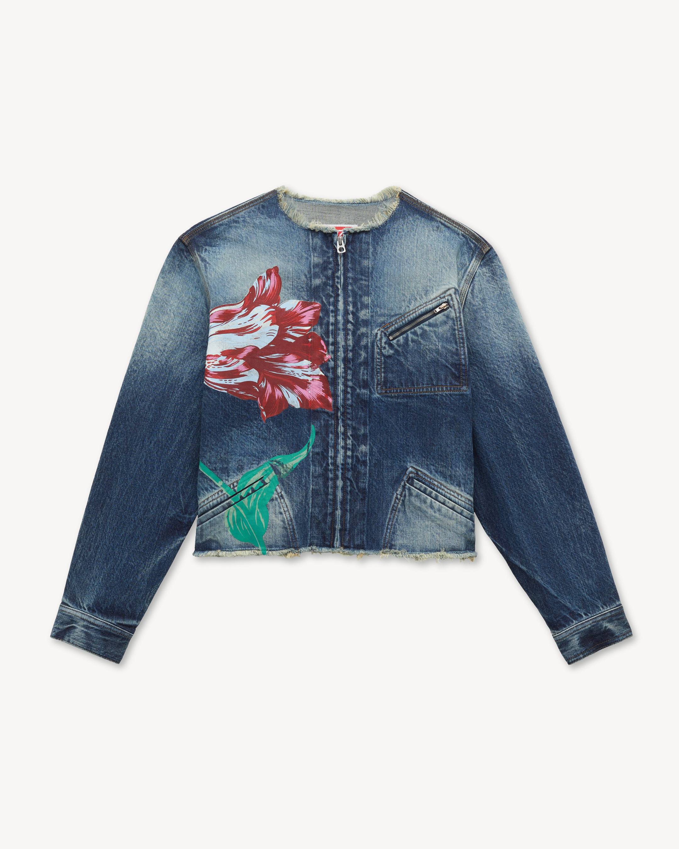 &bdquo;KENZO Tulip&ldquo;-Chore-Jacke aus japanischem Denim