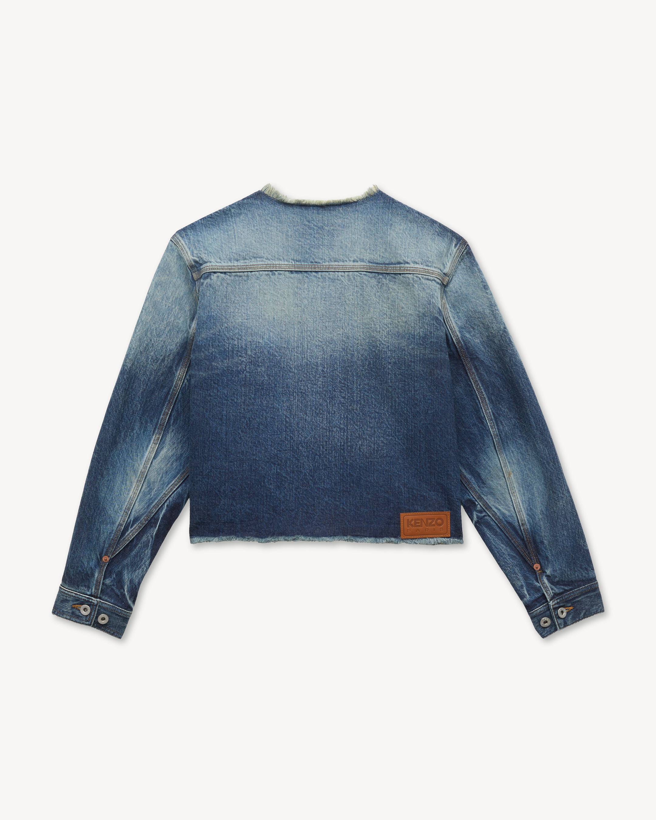 &bdquo;KENZO Tulip&ldquo;-Chore-Jacke aus japanischem Denim