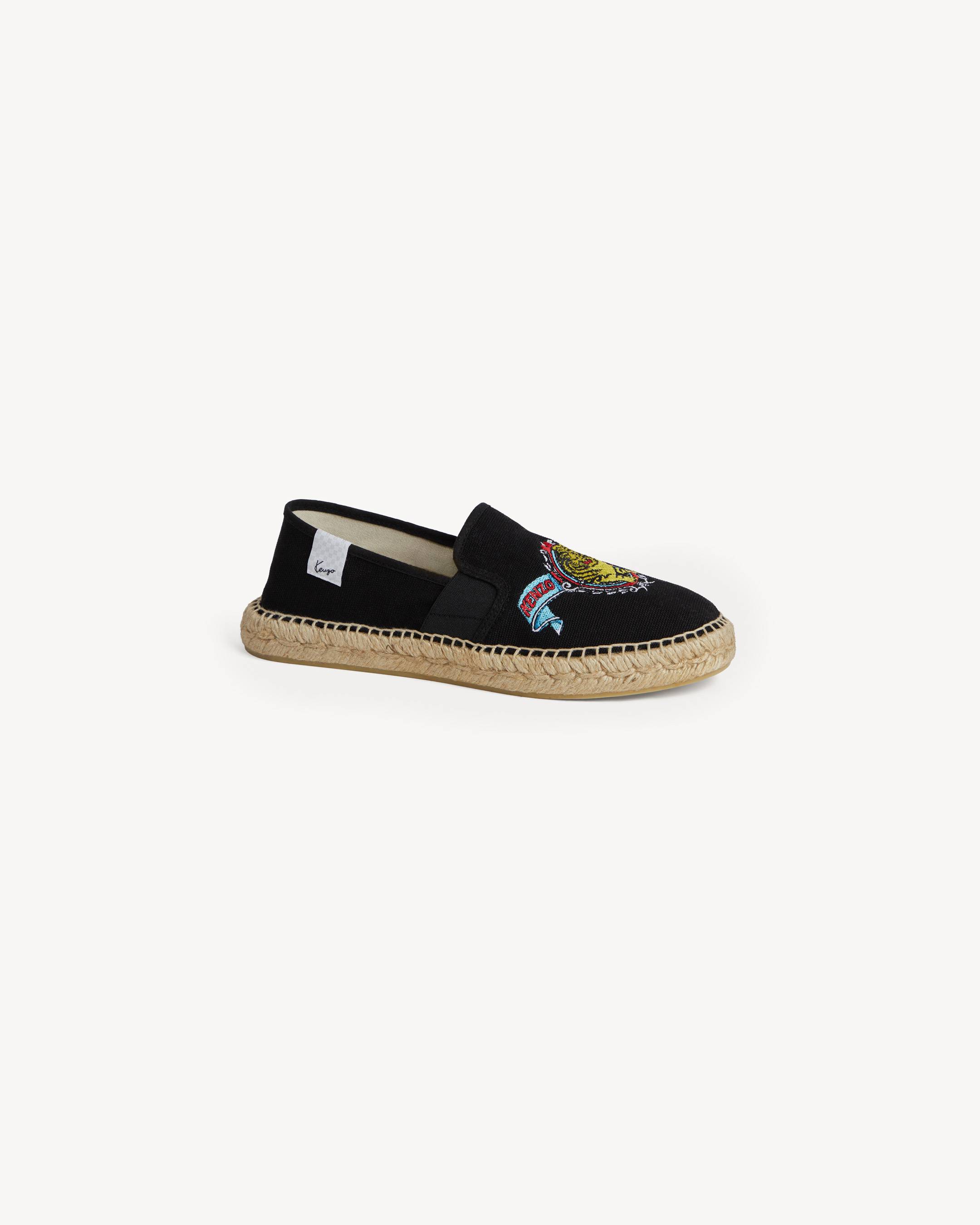 'KENZO Jumping Tiger' espadrilles in cotton canvas
