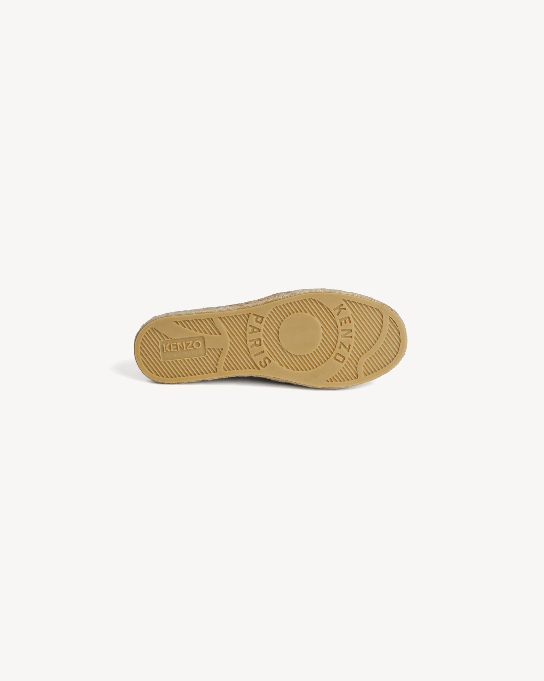 'KENZO Jumping Tiger' espadrilles in cotton canvas