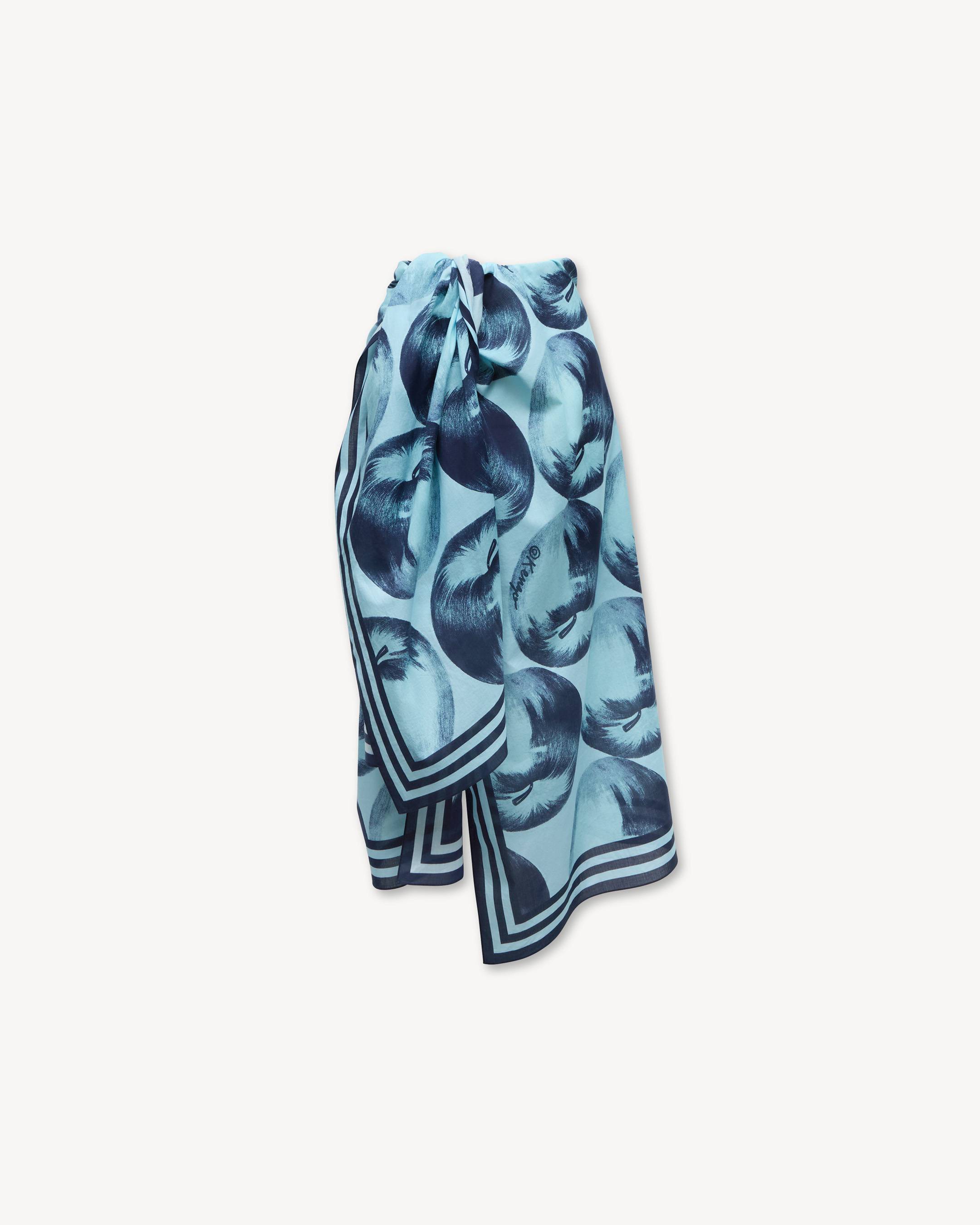 'KENZO Apple Pop' パレオ イン ライト コットン