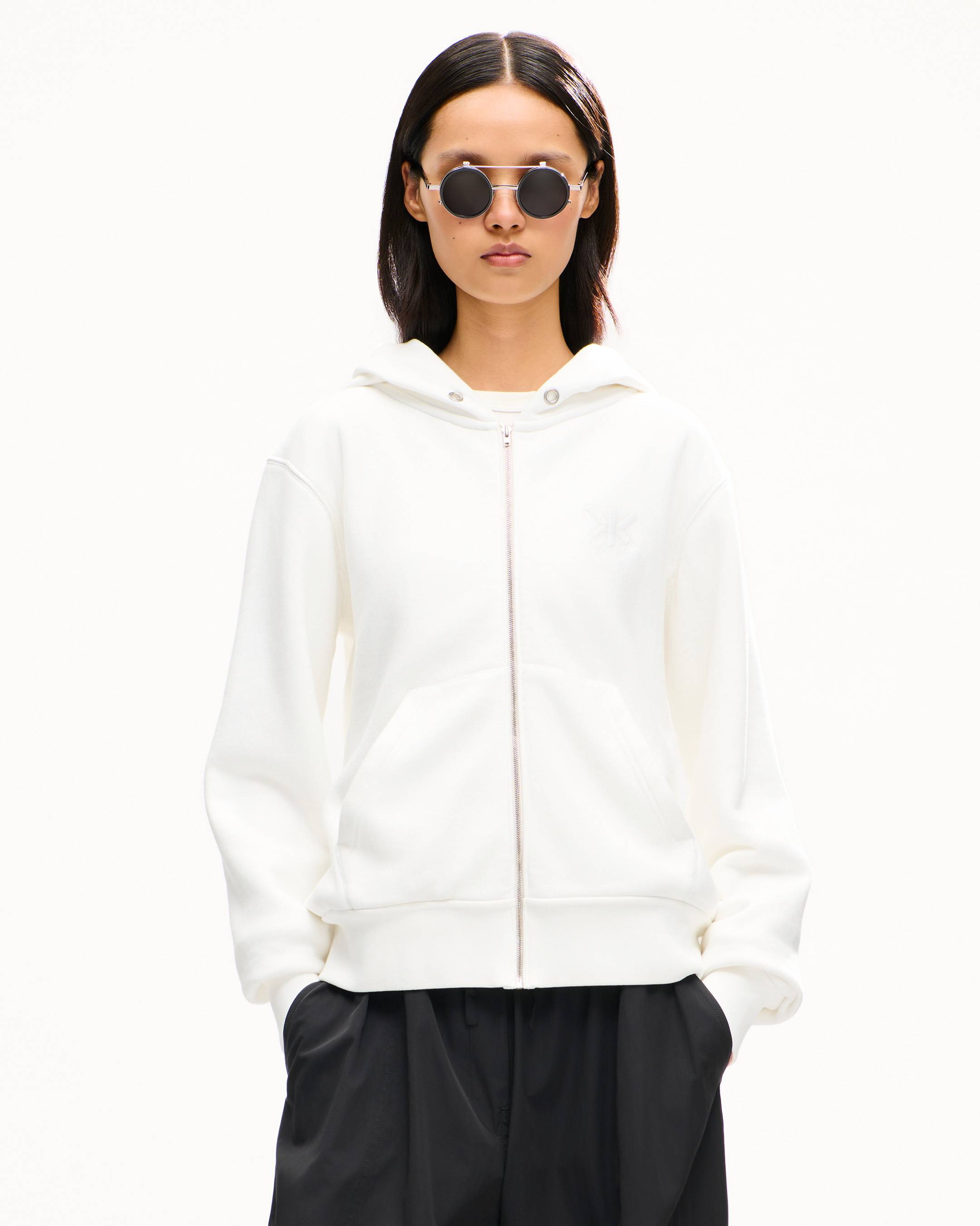 KENZO Double K' hoodie in cotton | Women's | KENZO