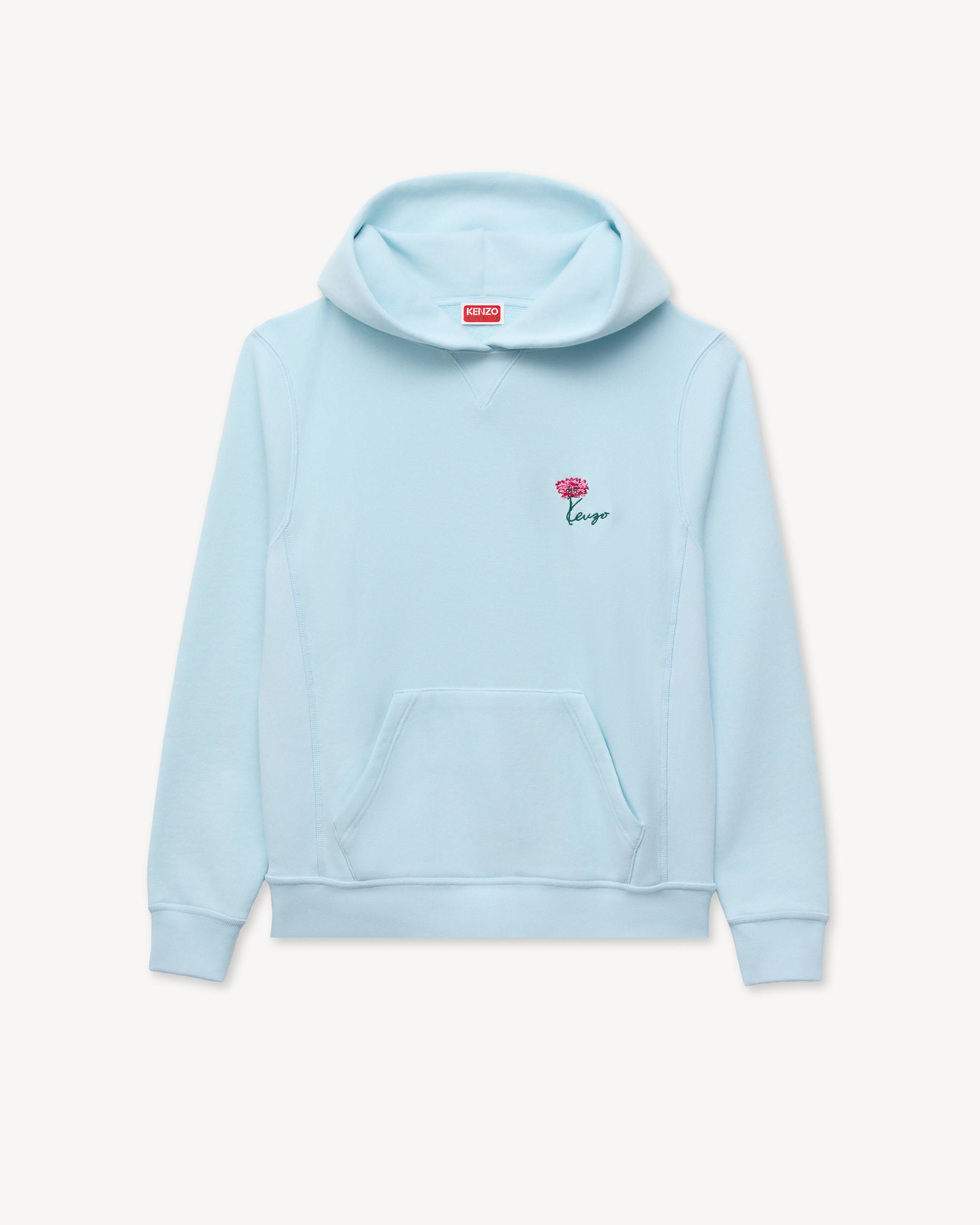 'KENZO Tulip' embroidered hoodie in cotton