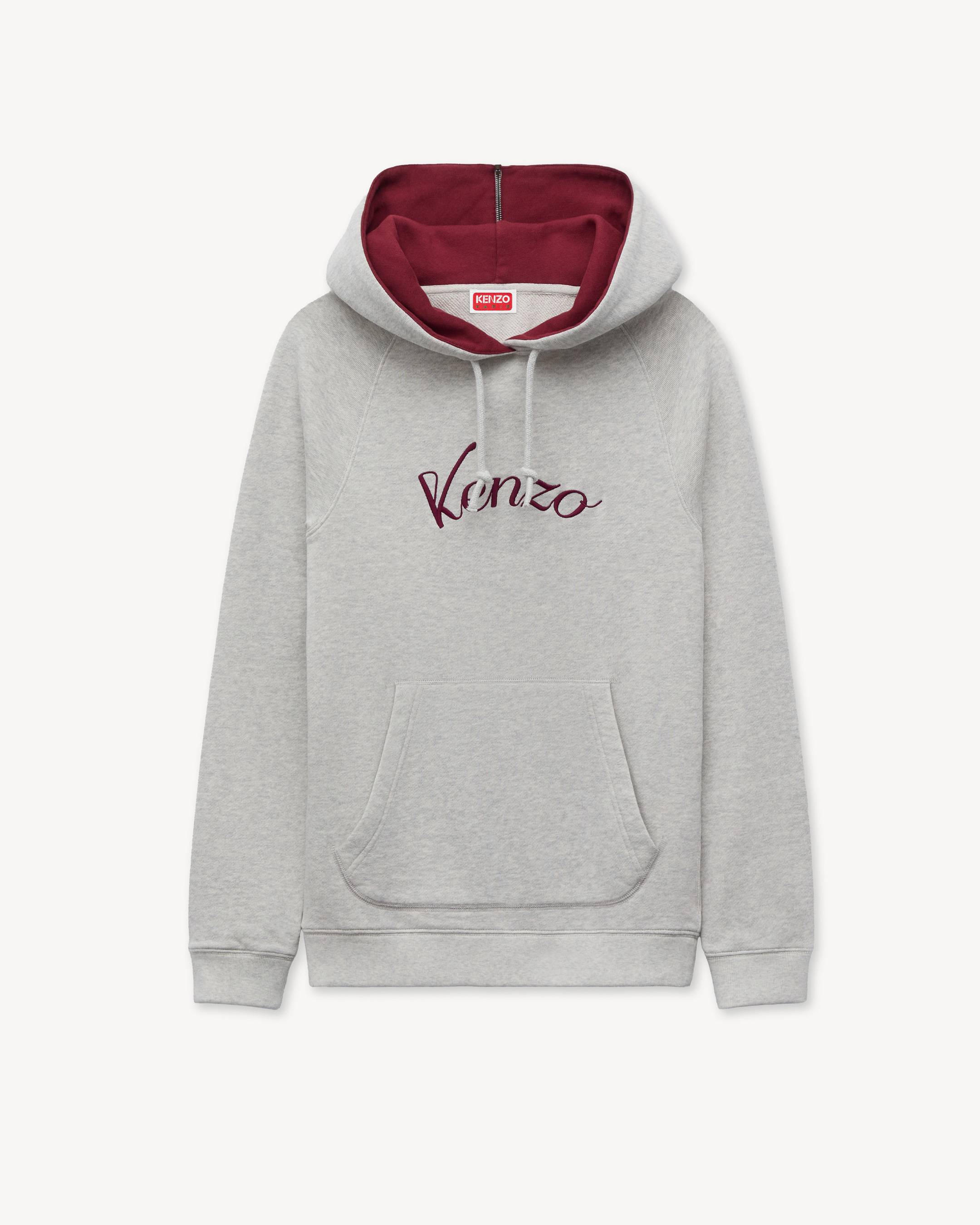 KENZO Varsity' エンブロイダリー スキニー フーディー イン コットン