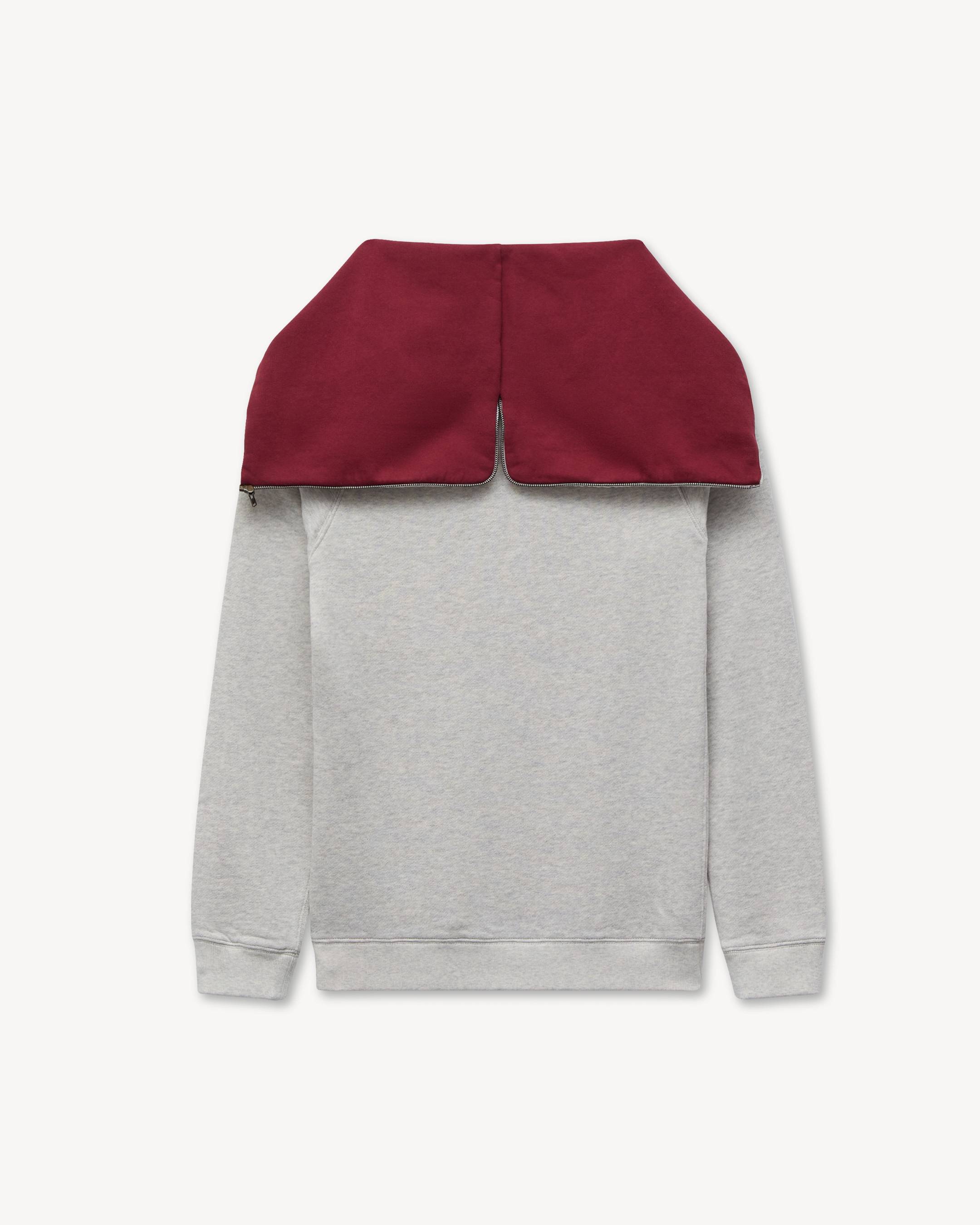 'KENZO Varsity' embroidered skinny hoodie in cotton