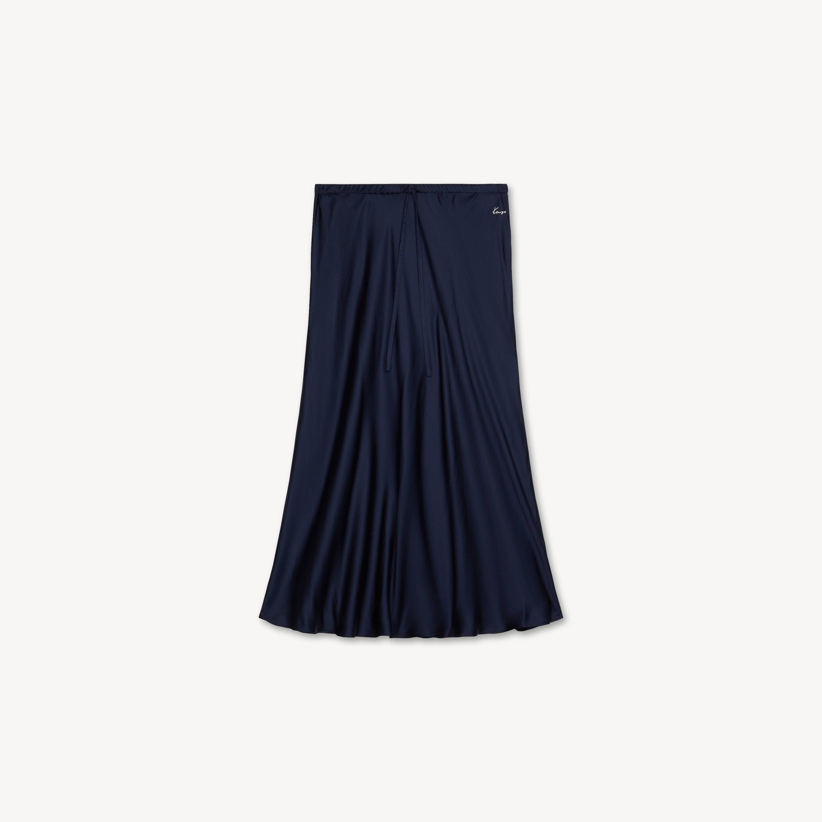 Fluid midi skirt