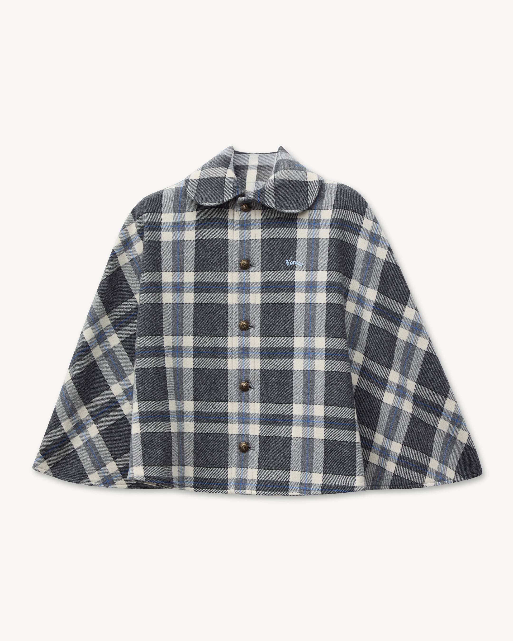 Mantella militare misto lana 'KENZO Checks'