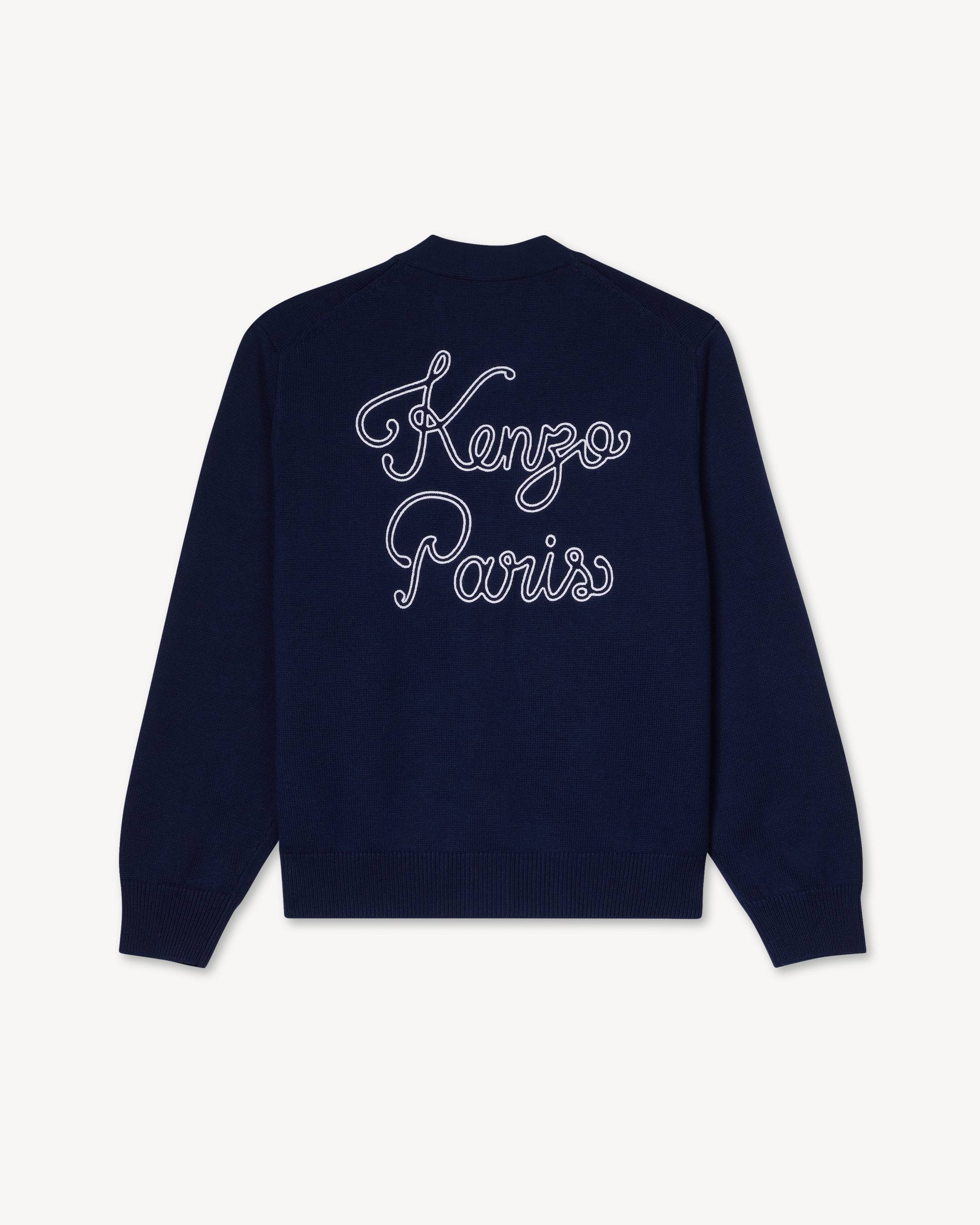 C&aacute;rdigan de lana y algod&oacute;n 'KENZO Paris Chainstitch'