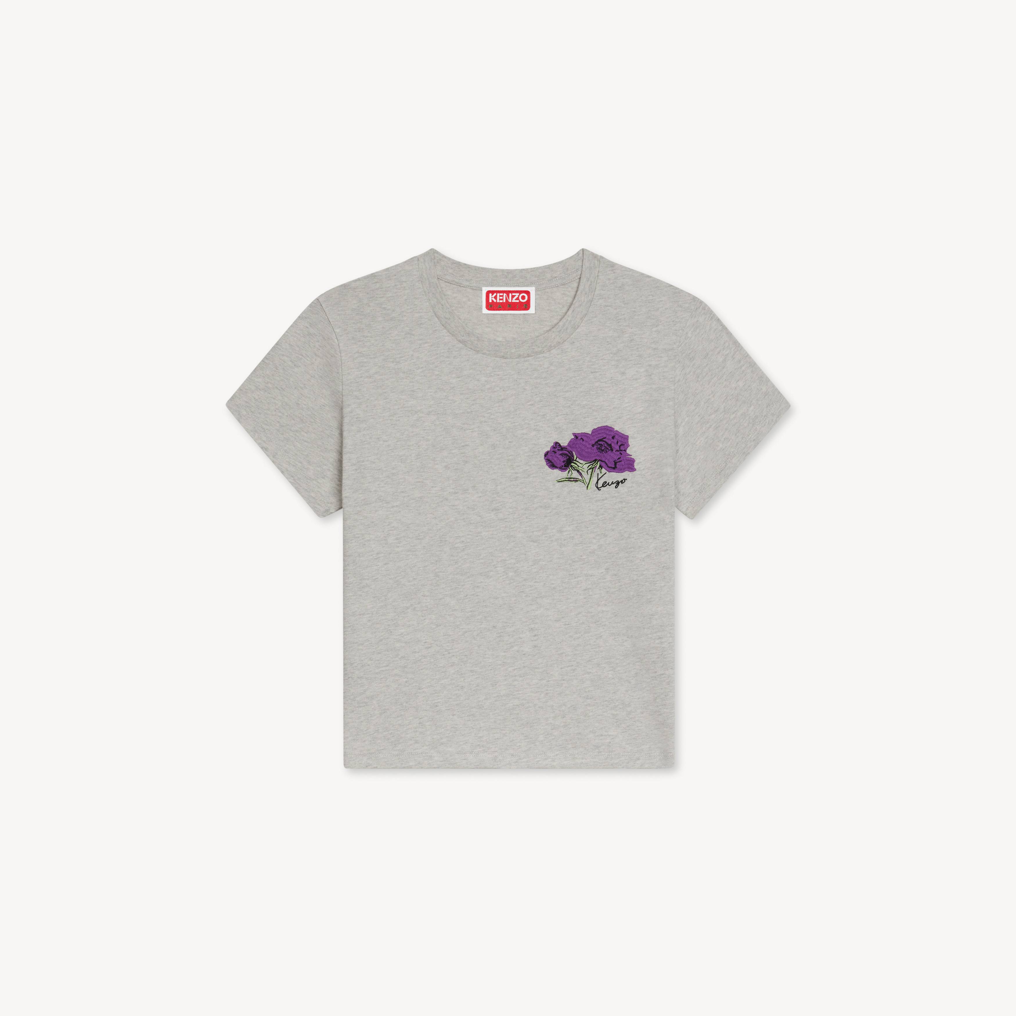 'KENZO Pop Rose' embroidred T-shirt in cotton