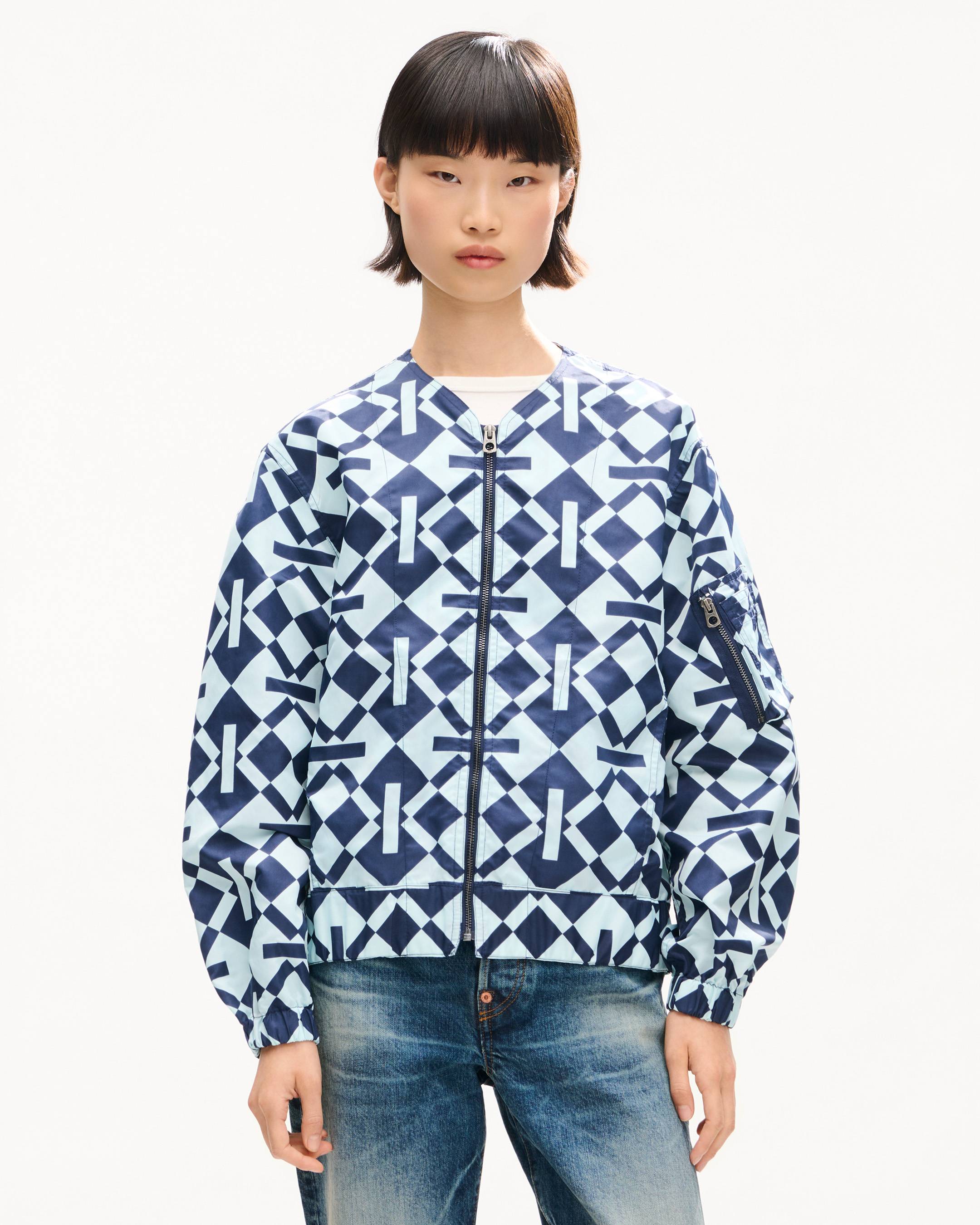 Bomber senza colletto 'Kenzogram'