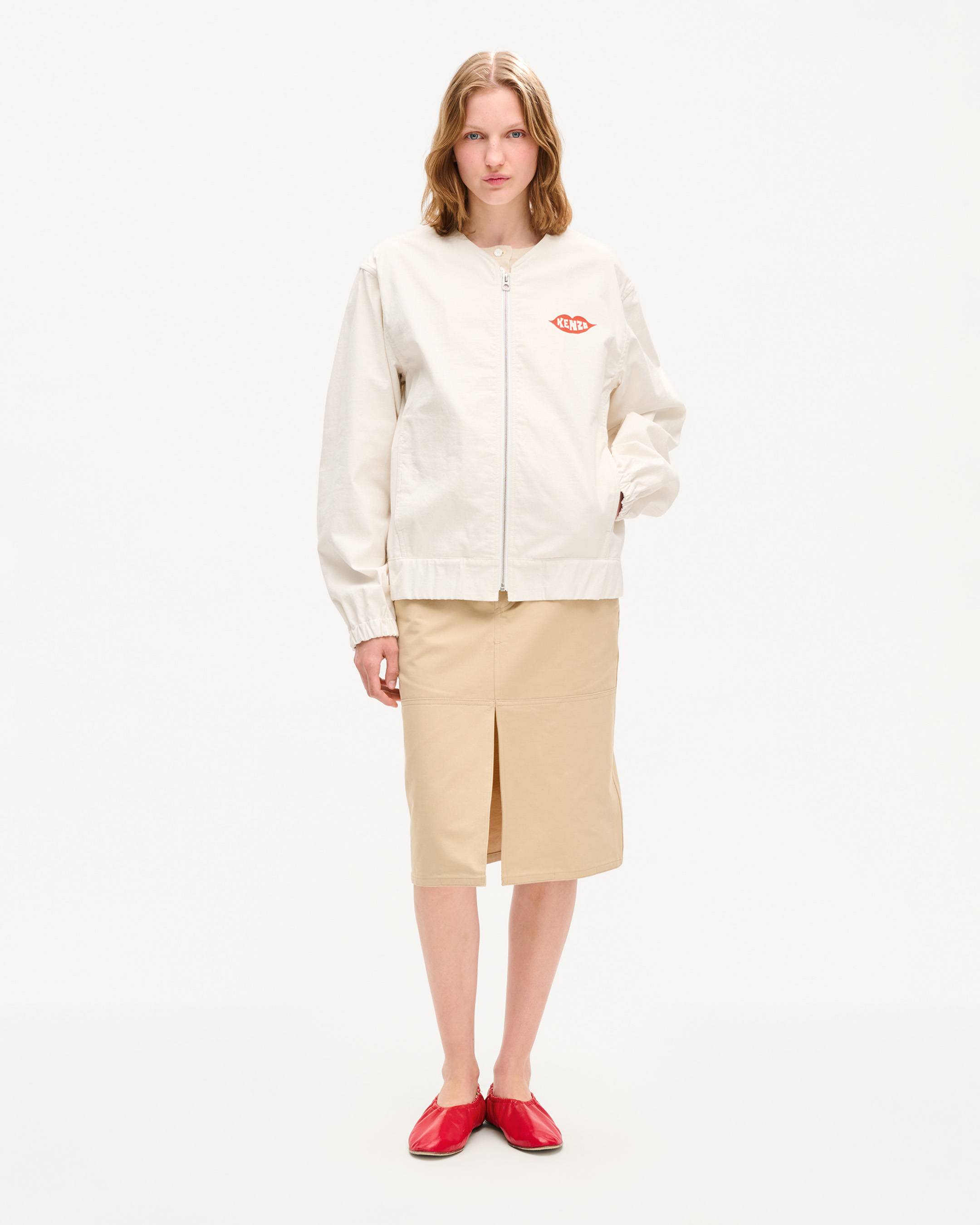 Blouson 'KENZO Loves' en coton et soie