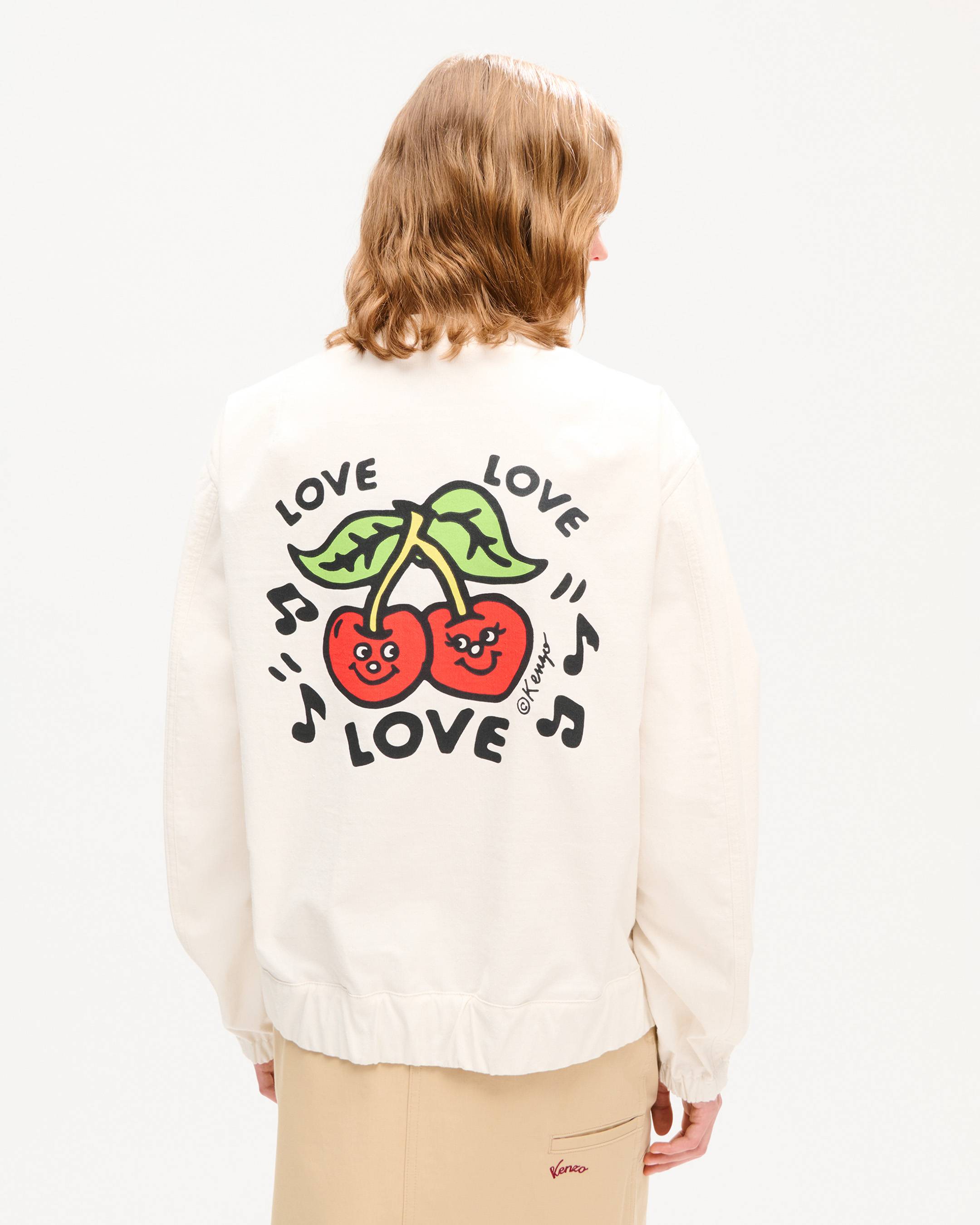 Blouson 'KENZO Loves' en coton et soie