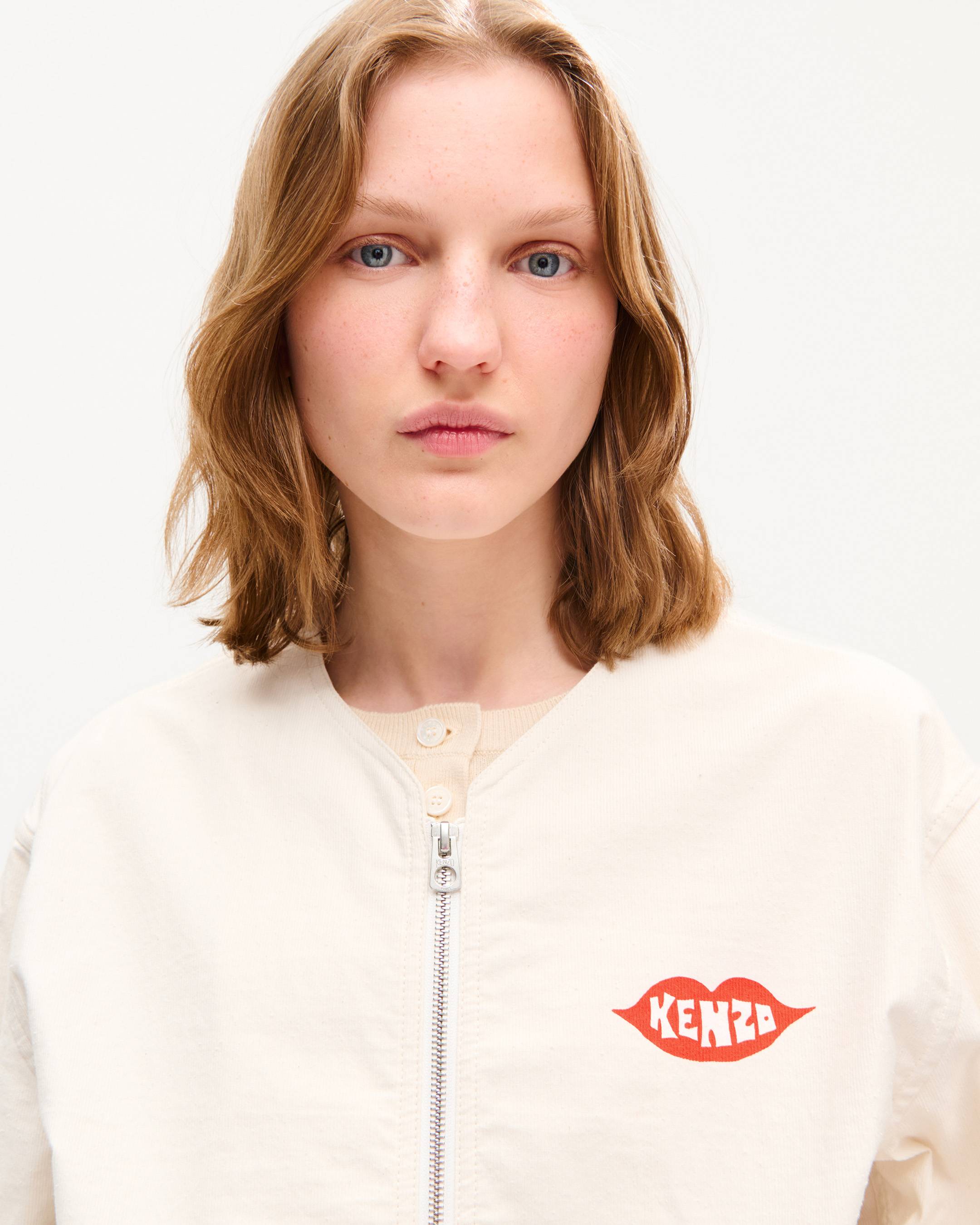 KENZO Loves' blouson in cotton and silk | Women's | KENZO