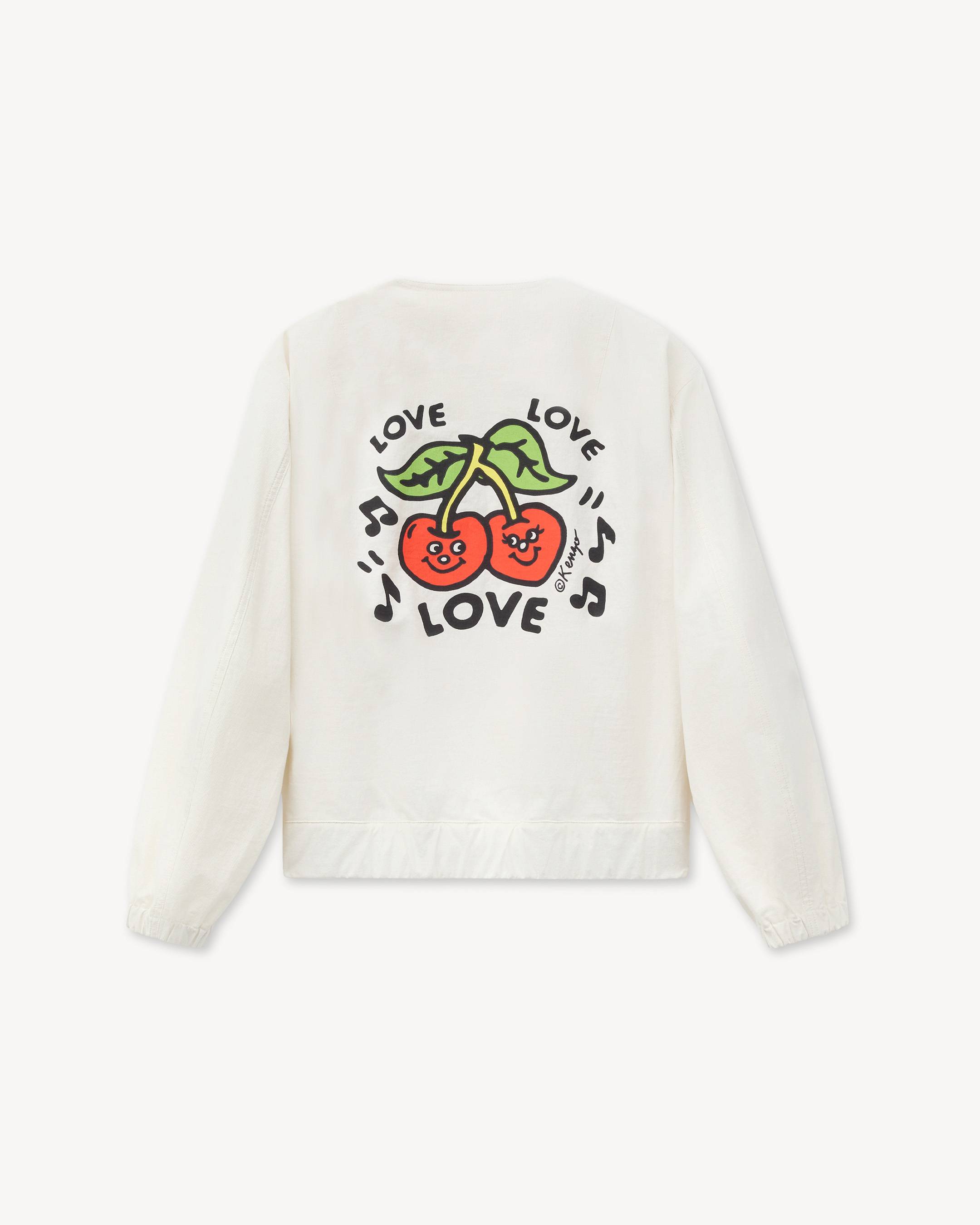 Blouson 'KENZO Loves' en coton et soie