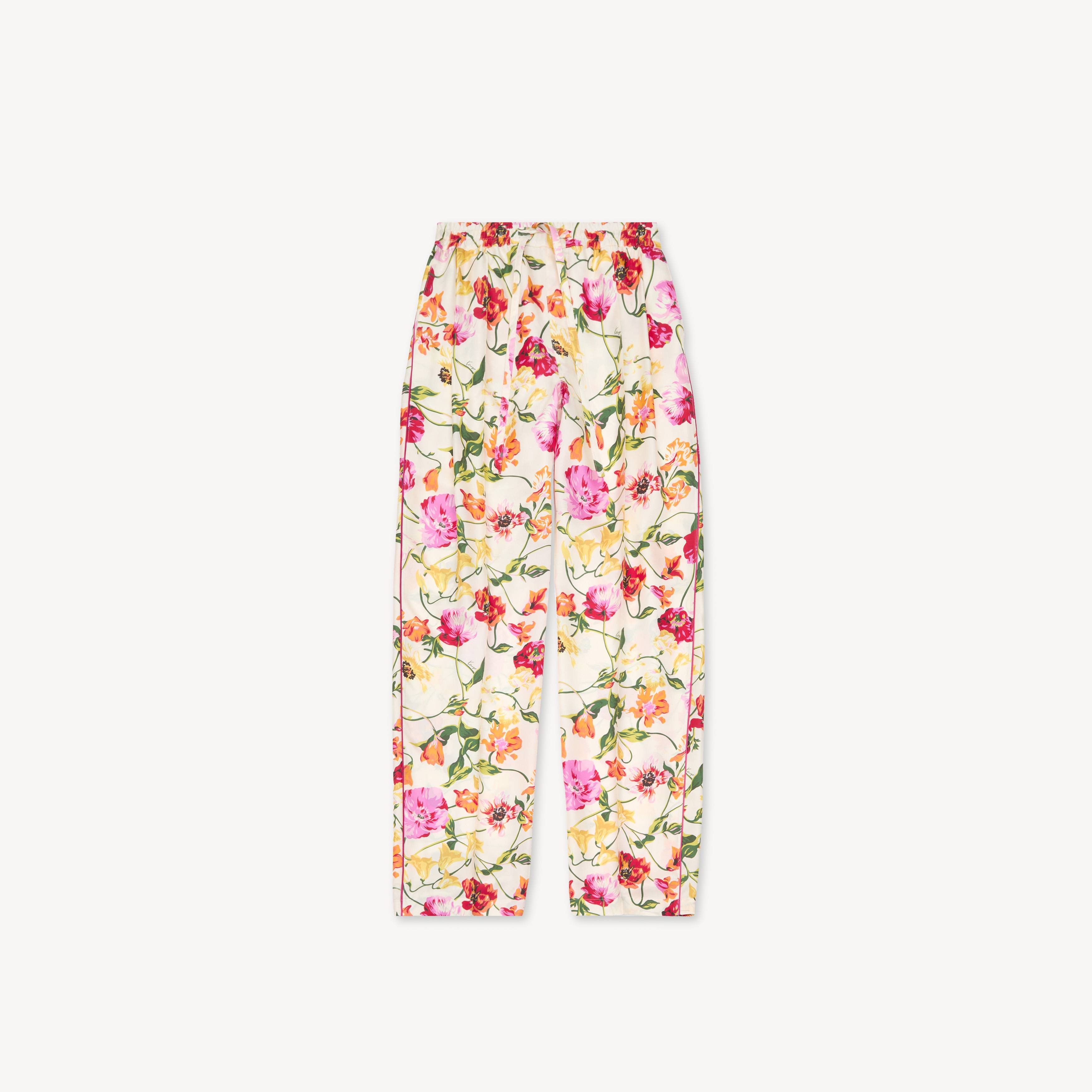 'KENZO Wildflower' パジャマ パンツ イン シルク