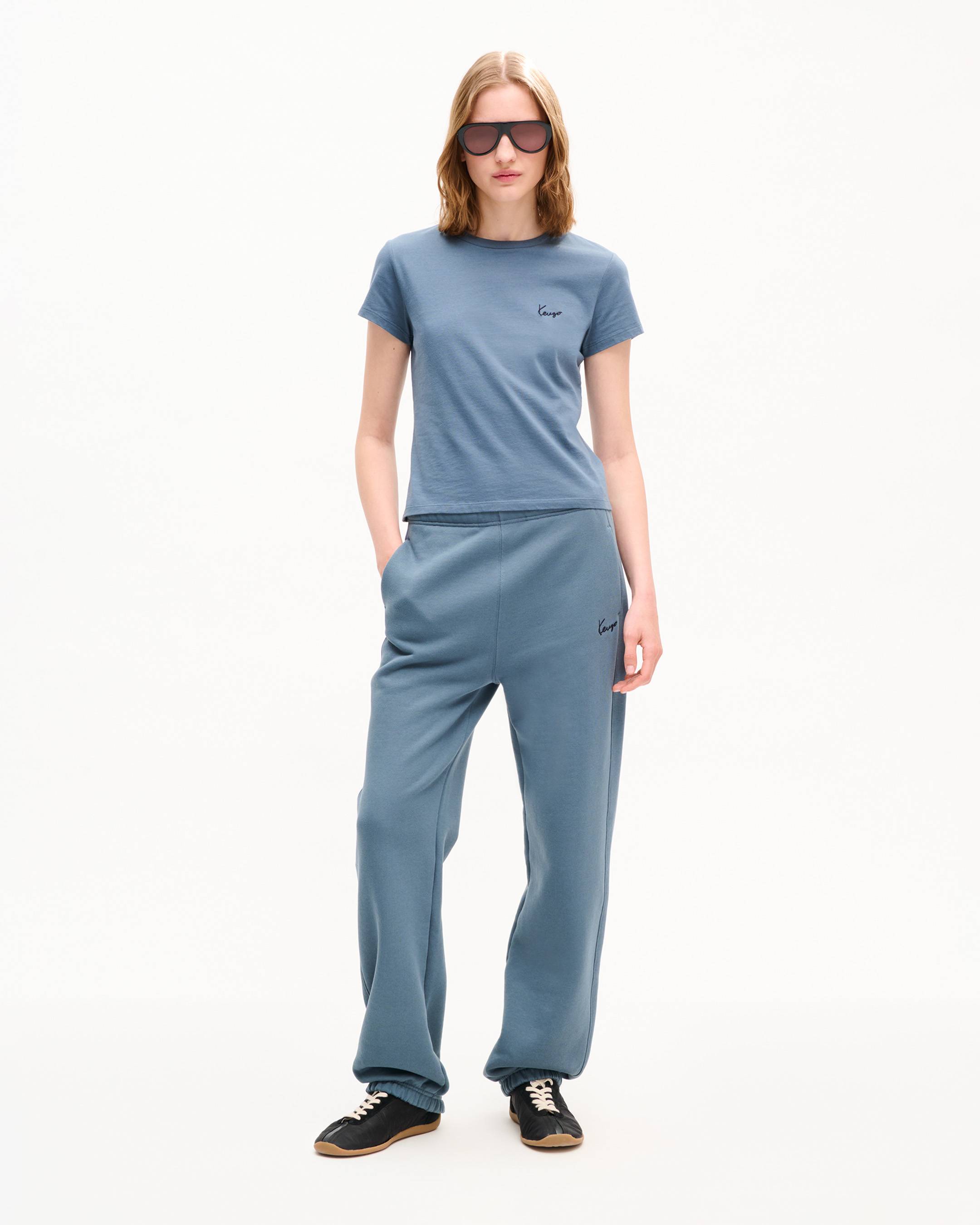 'KENZO Signature' embroidered jogpants in cotton