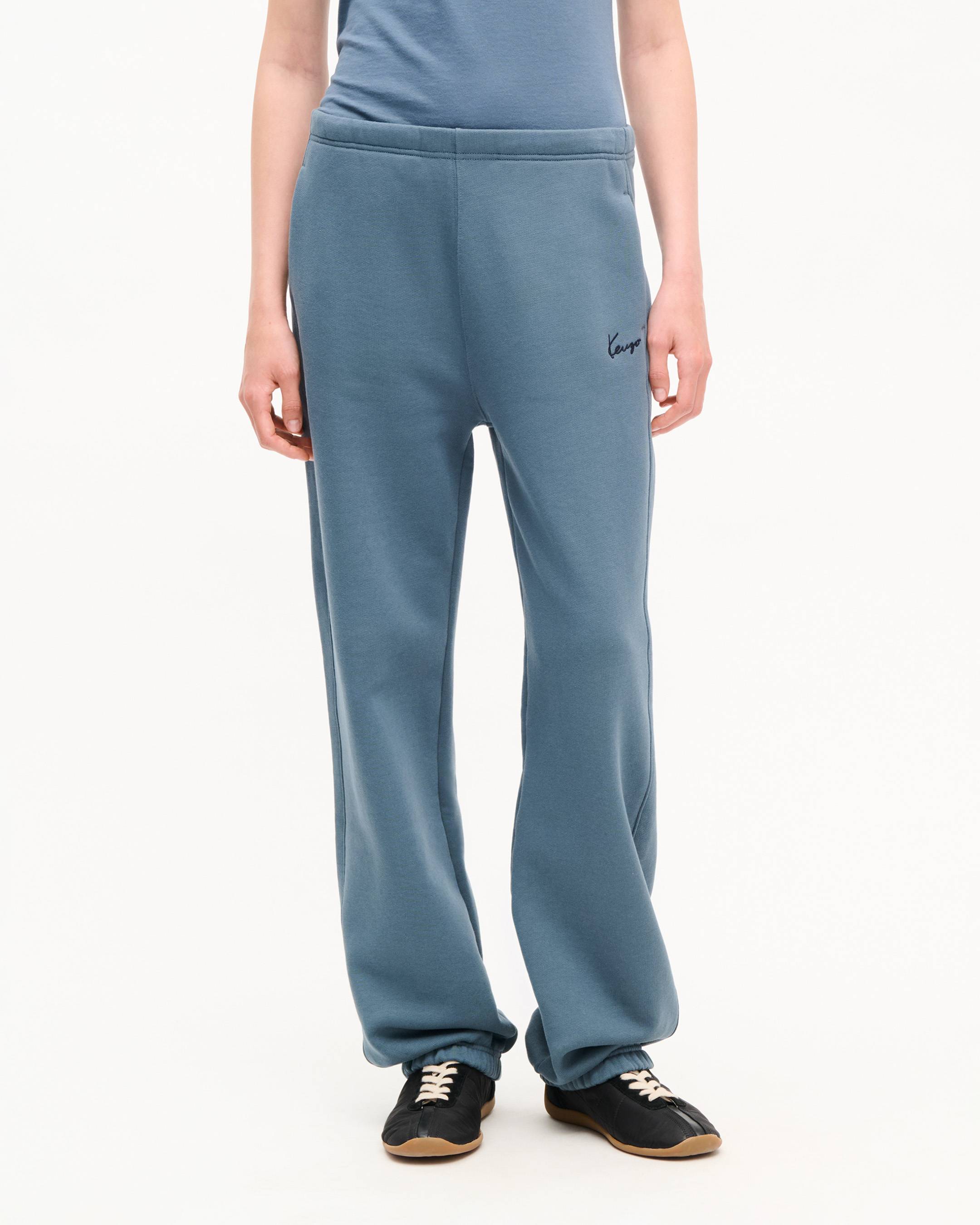 Pantal&oacute;n jogger de algod&oacute;n bordado 'KENZO Signature'