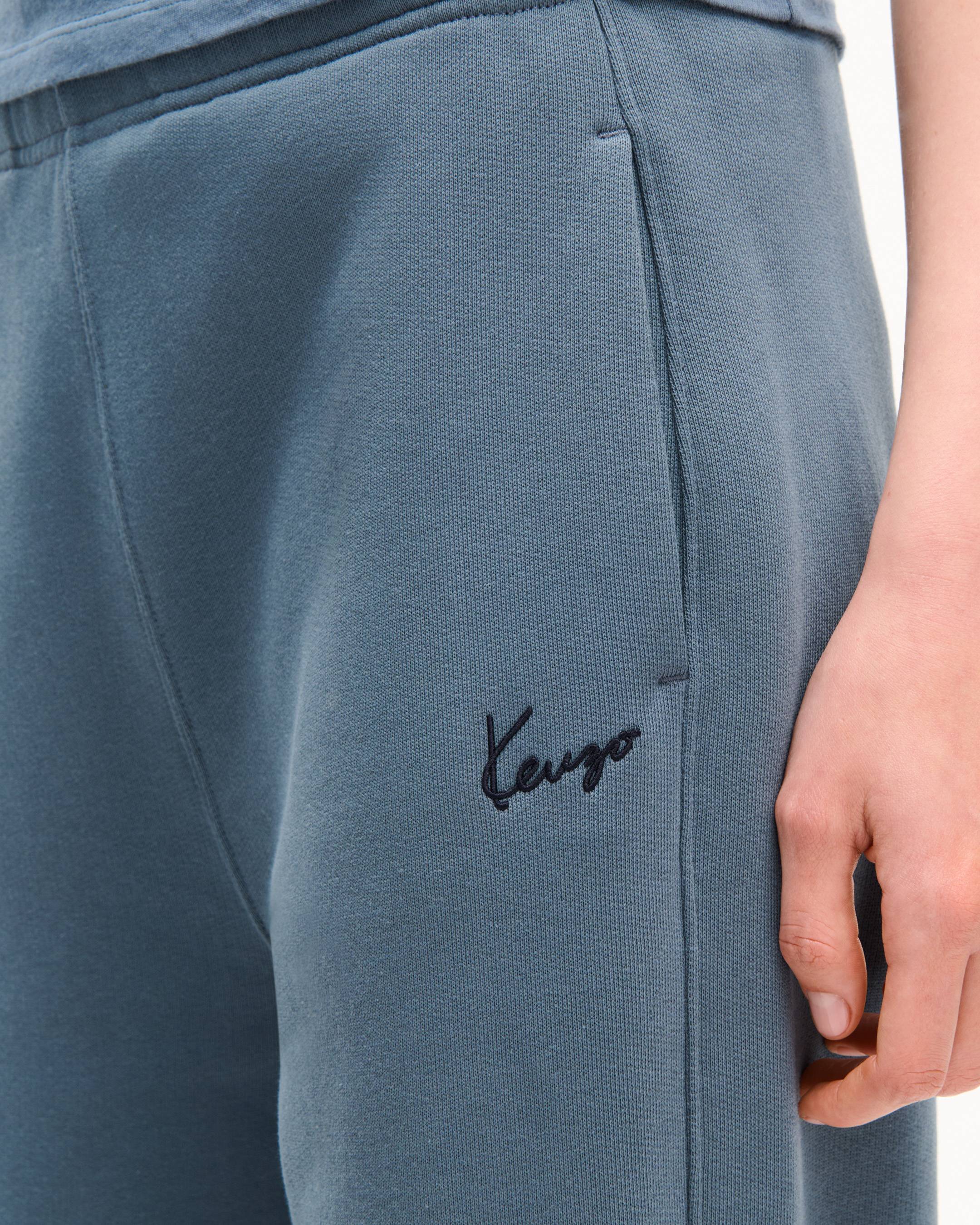 Pantal&oacute;n jogger de algod&oacute;n bordado 'KENZO Signature'