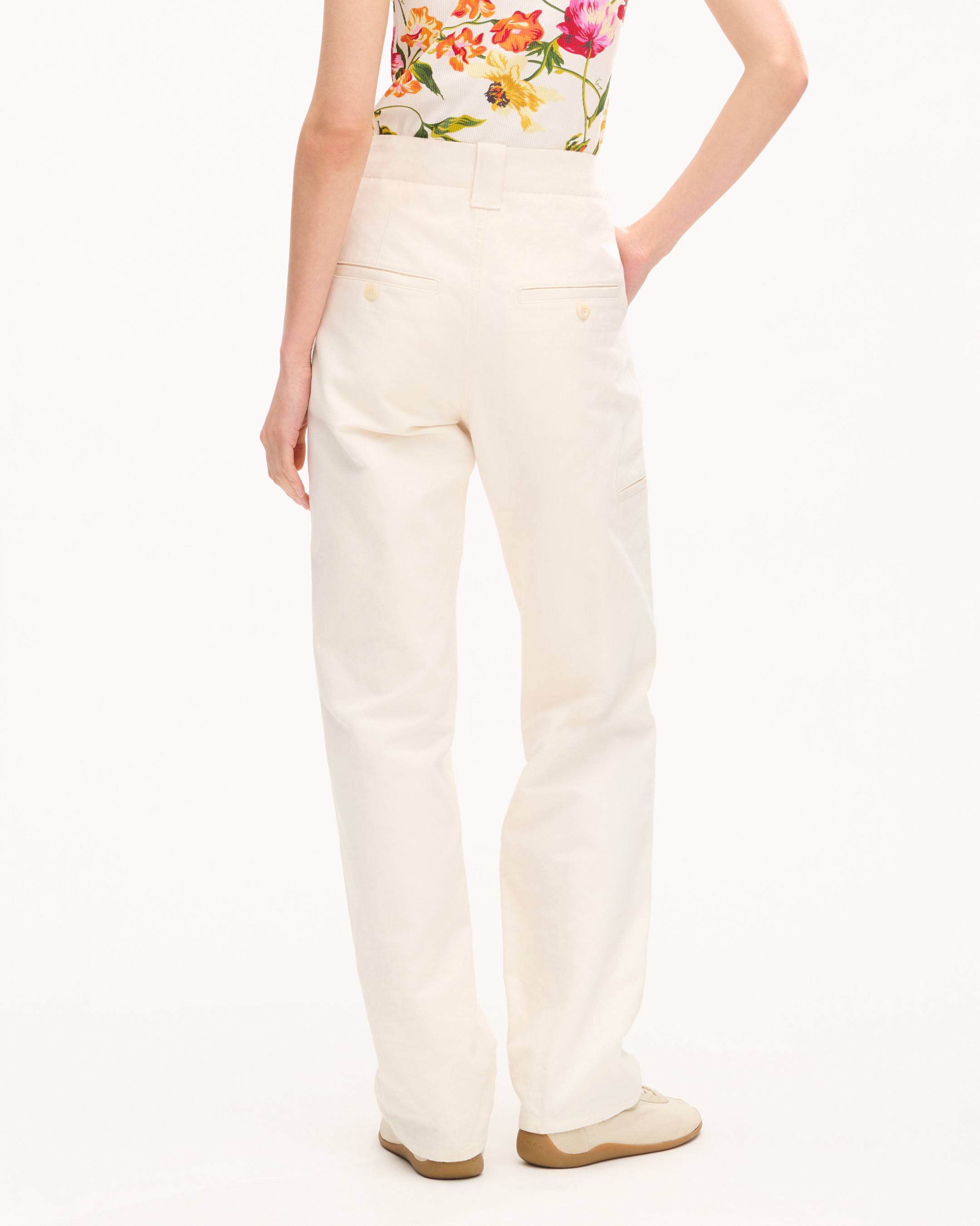 Casual pants in cotton