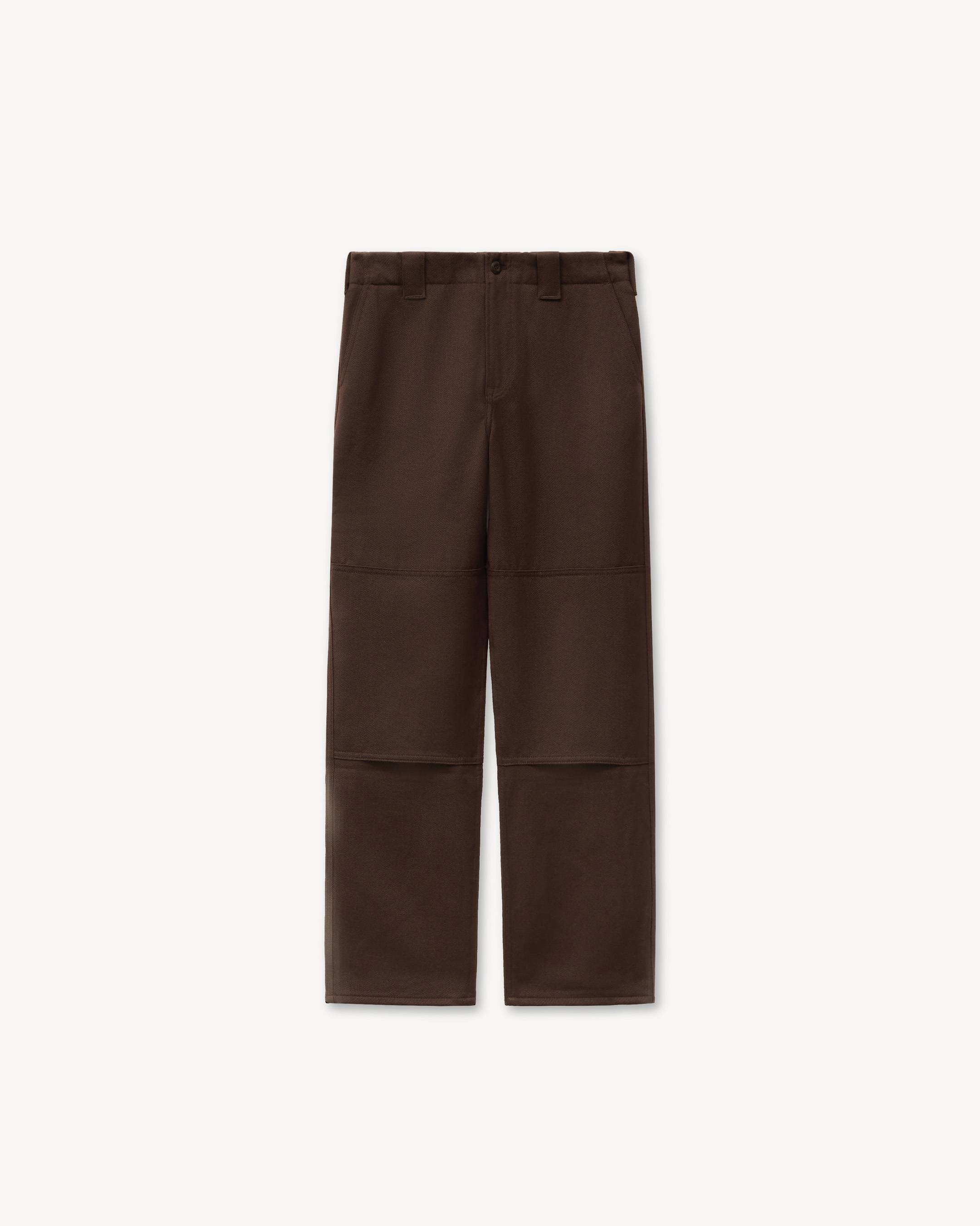 Pantalon d&eacute;contract&eacute; en laine vierge