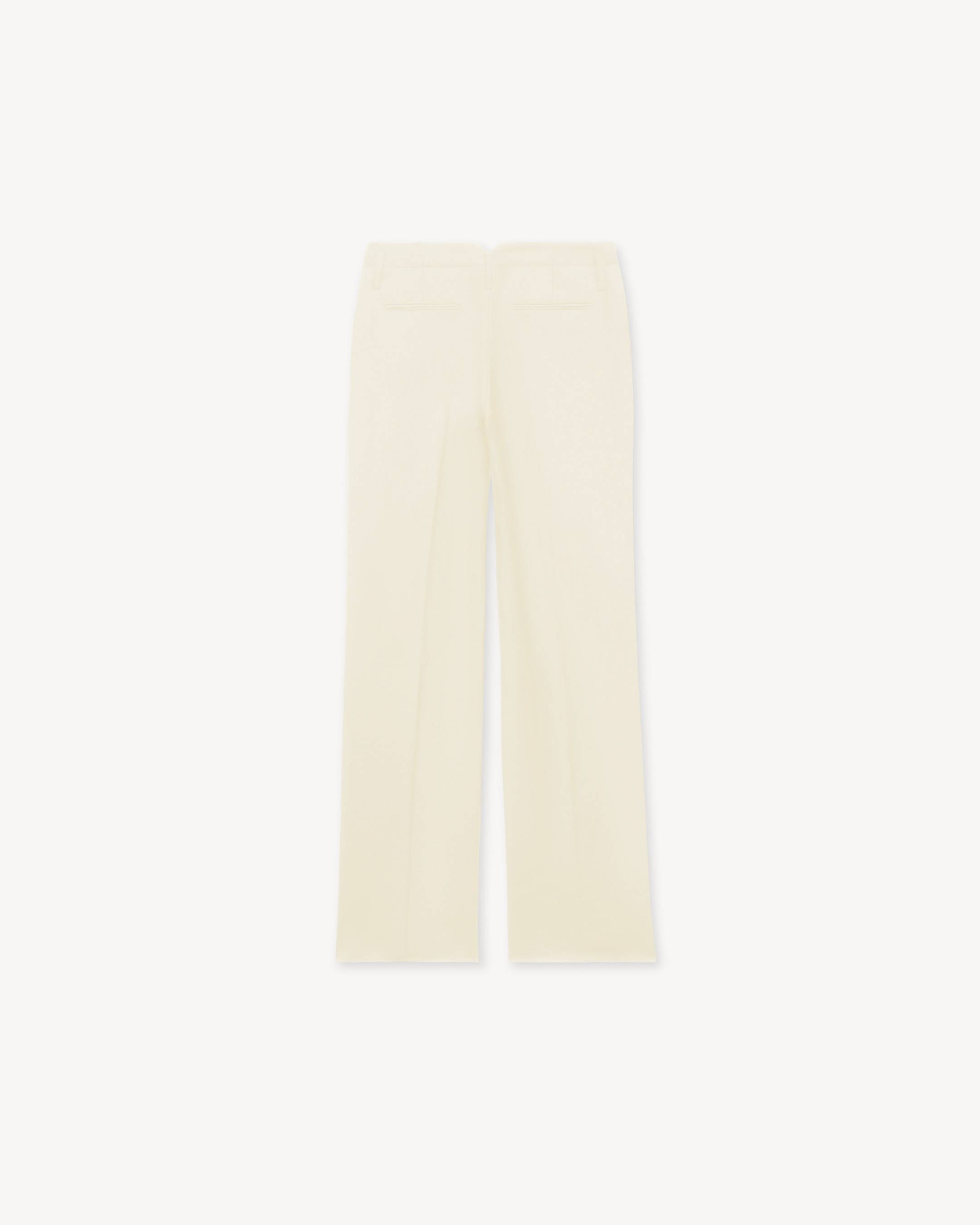 Straight pants in virgin wool