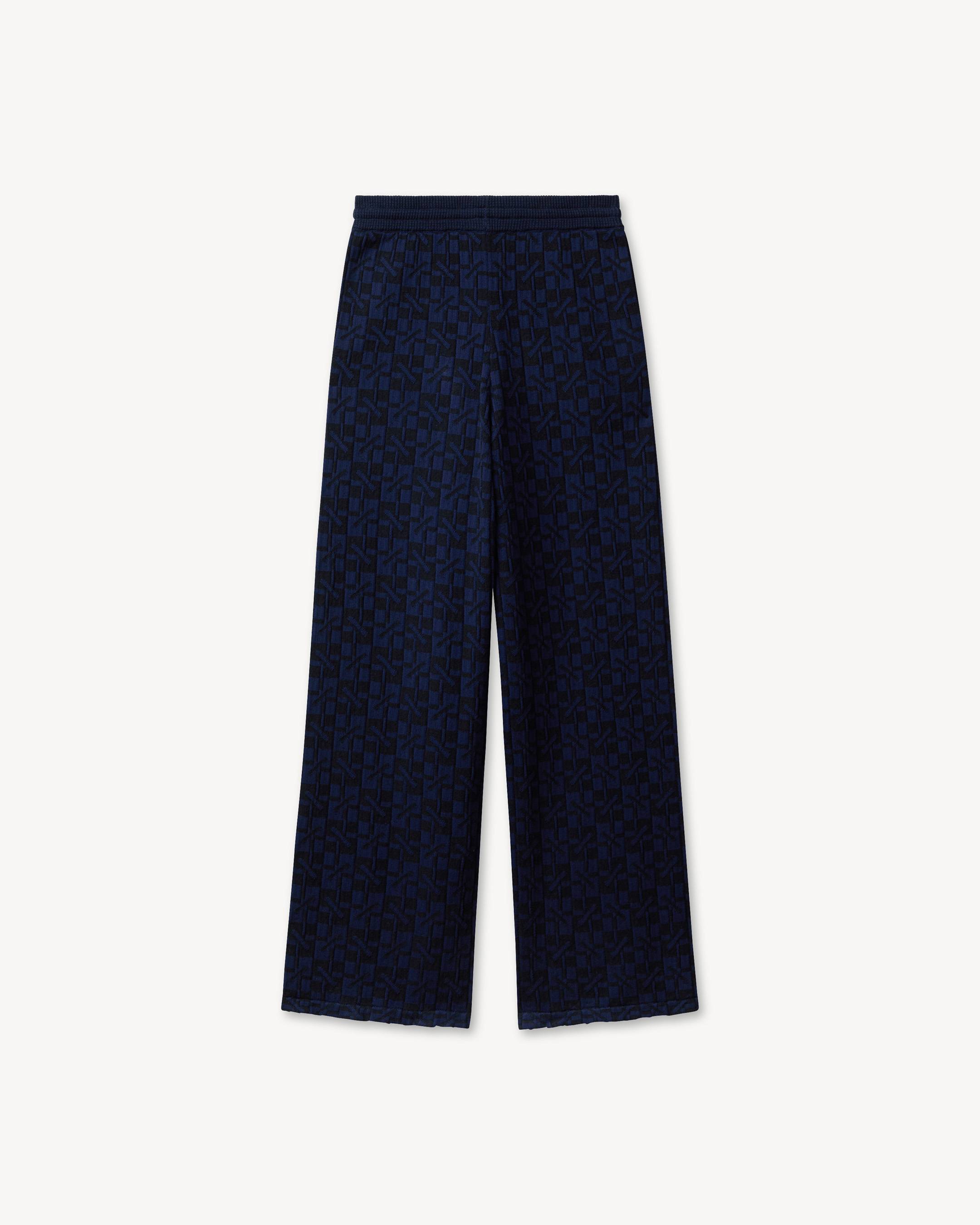 'Kenzogram' straight knitted pants