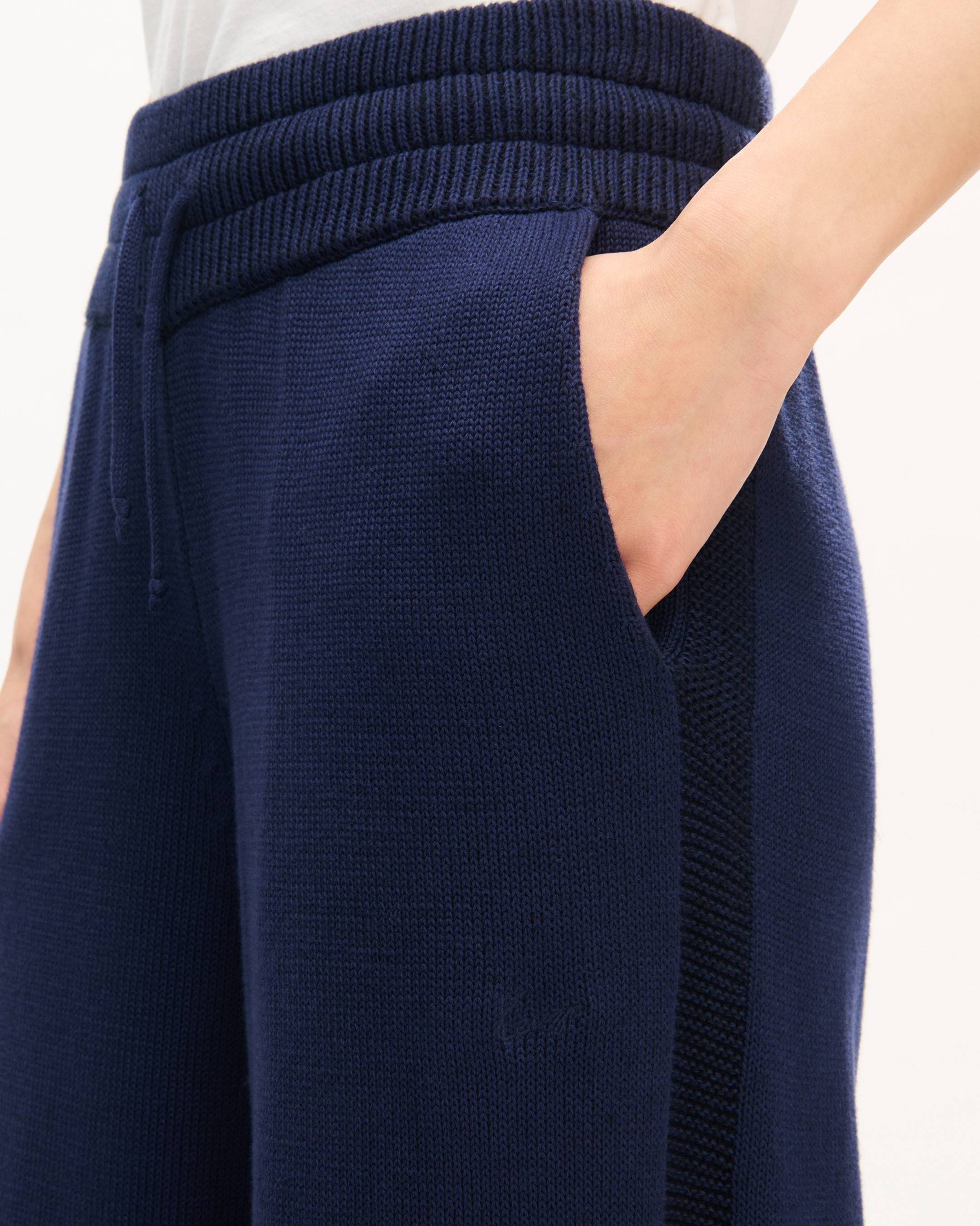 'KENZO Signature' straight pants in cotton wool