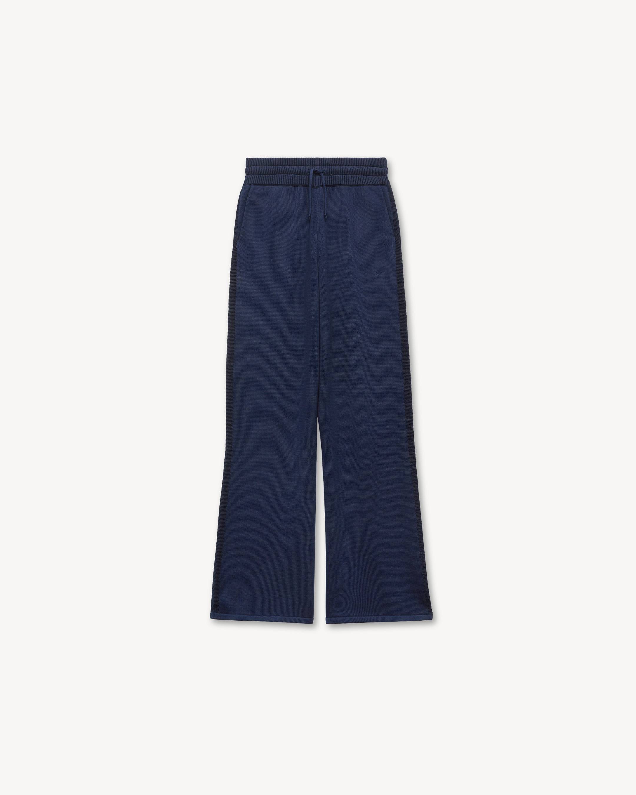 'KENZO Signature' straight pants in cotton wool