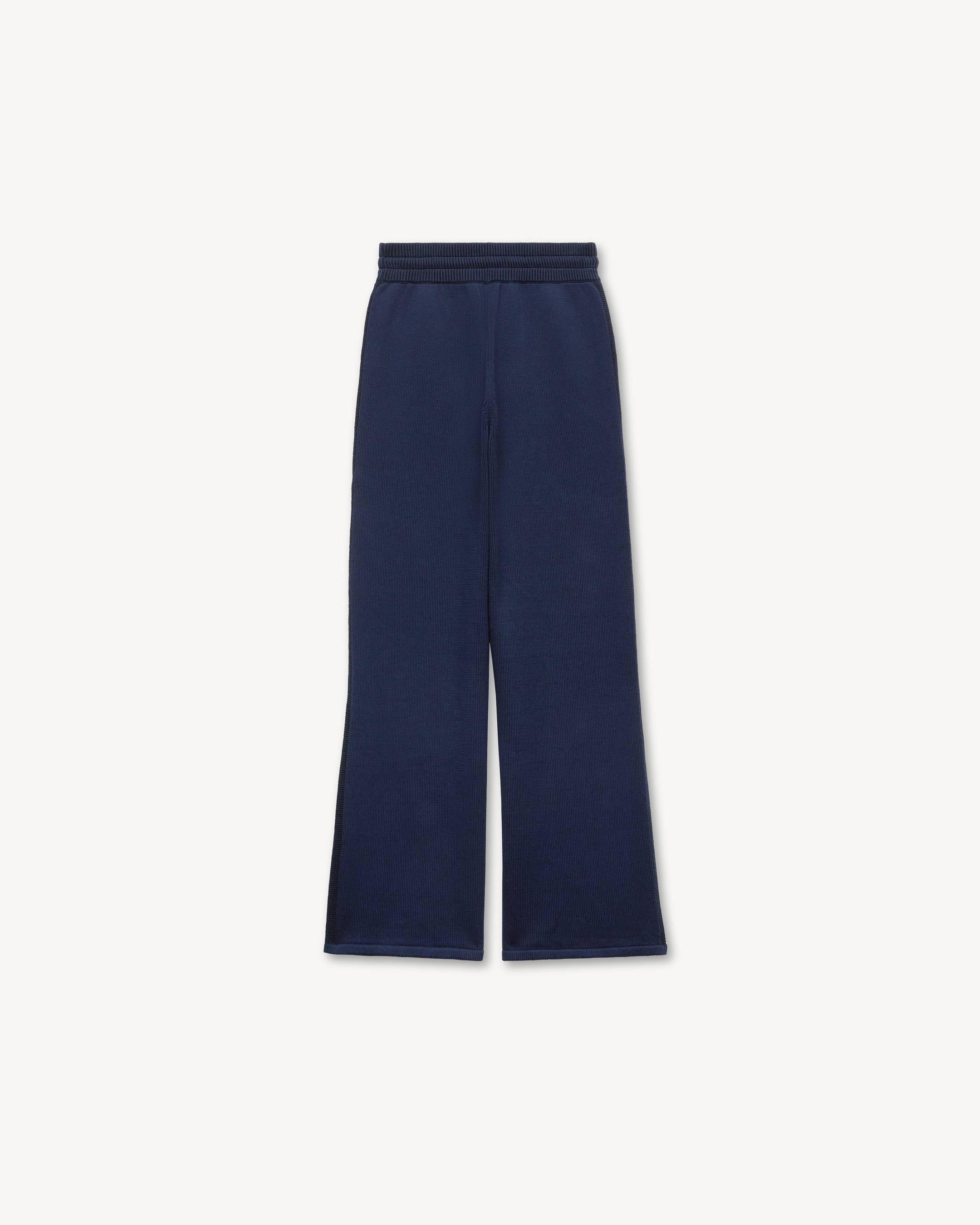 'KENZO Signature' straight pants in cotton wool