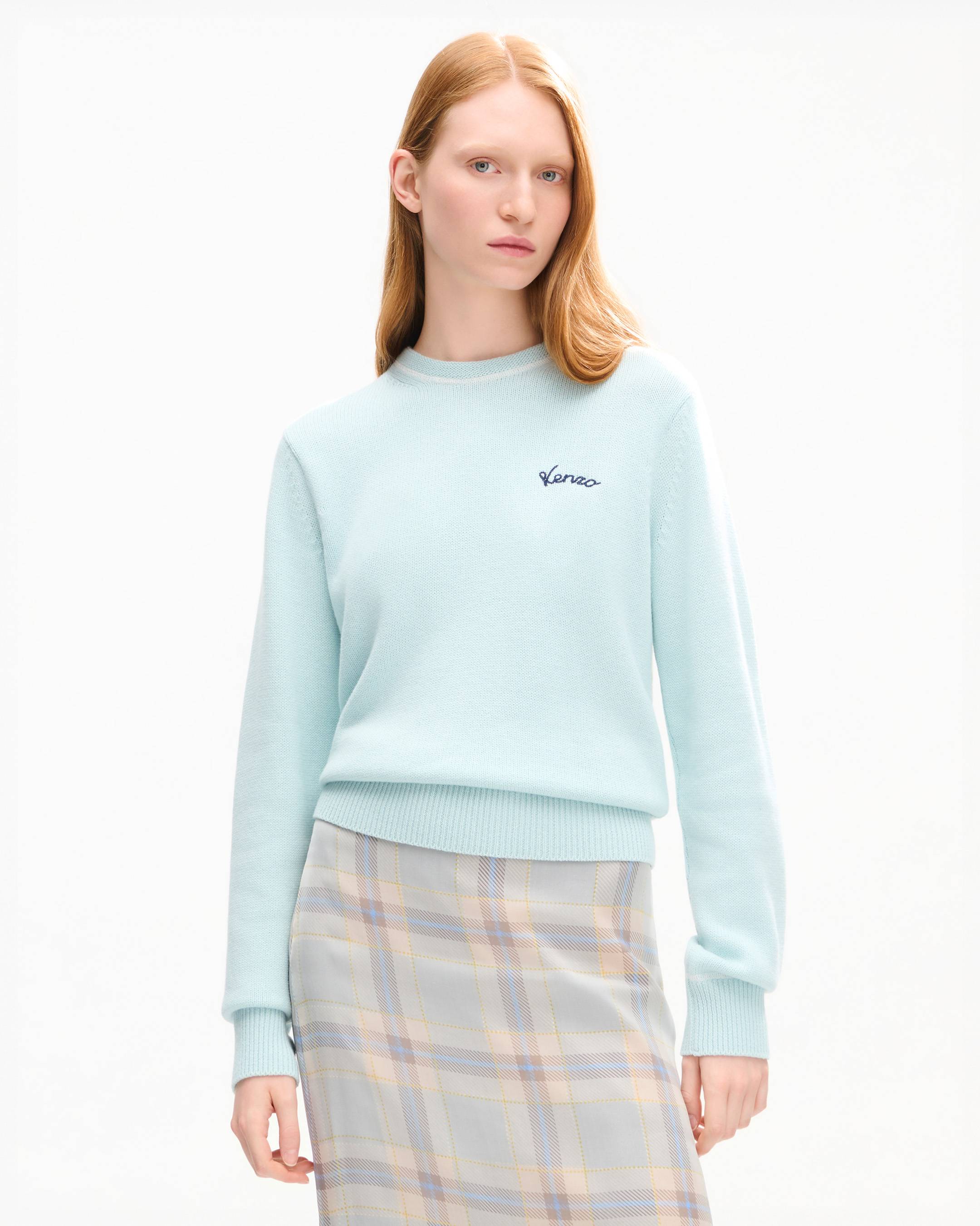 KENZO Varsity' jumper in cotton wool | Women's | KENZO