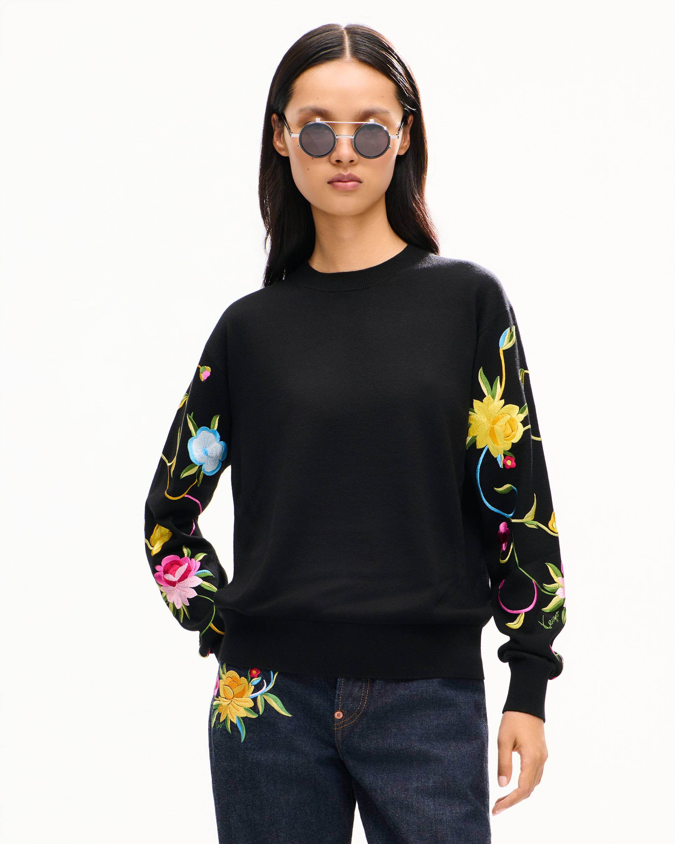 Jersey de lana y seda 'KENZO Wildflower'